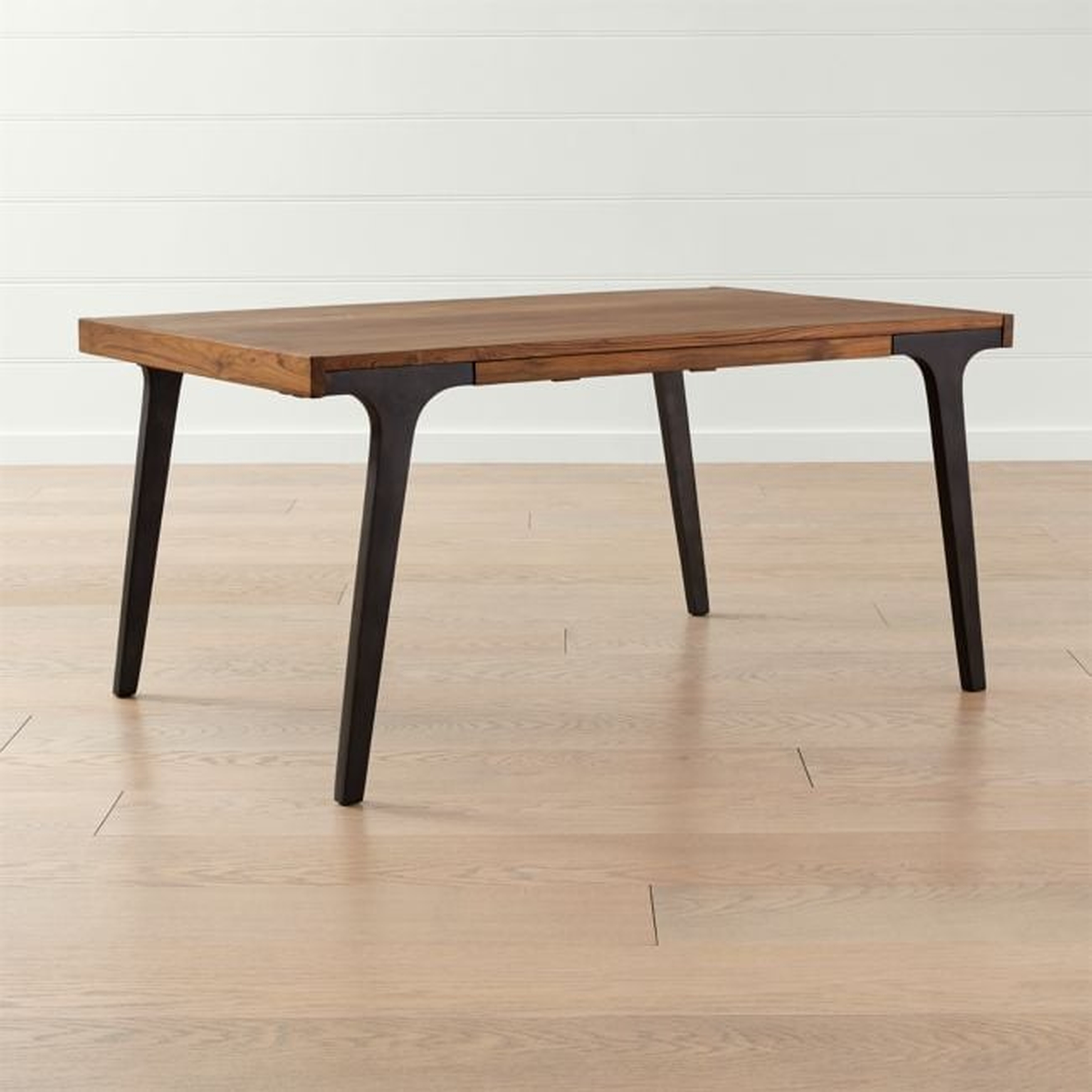 Lakin 61"-99" Teak Extendable Dining Table - Crate and Barrel