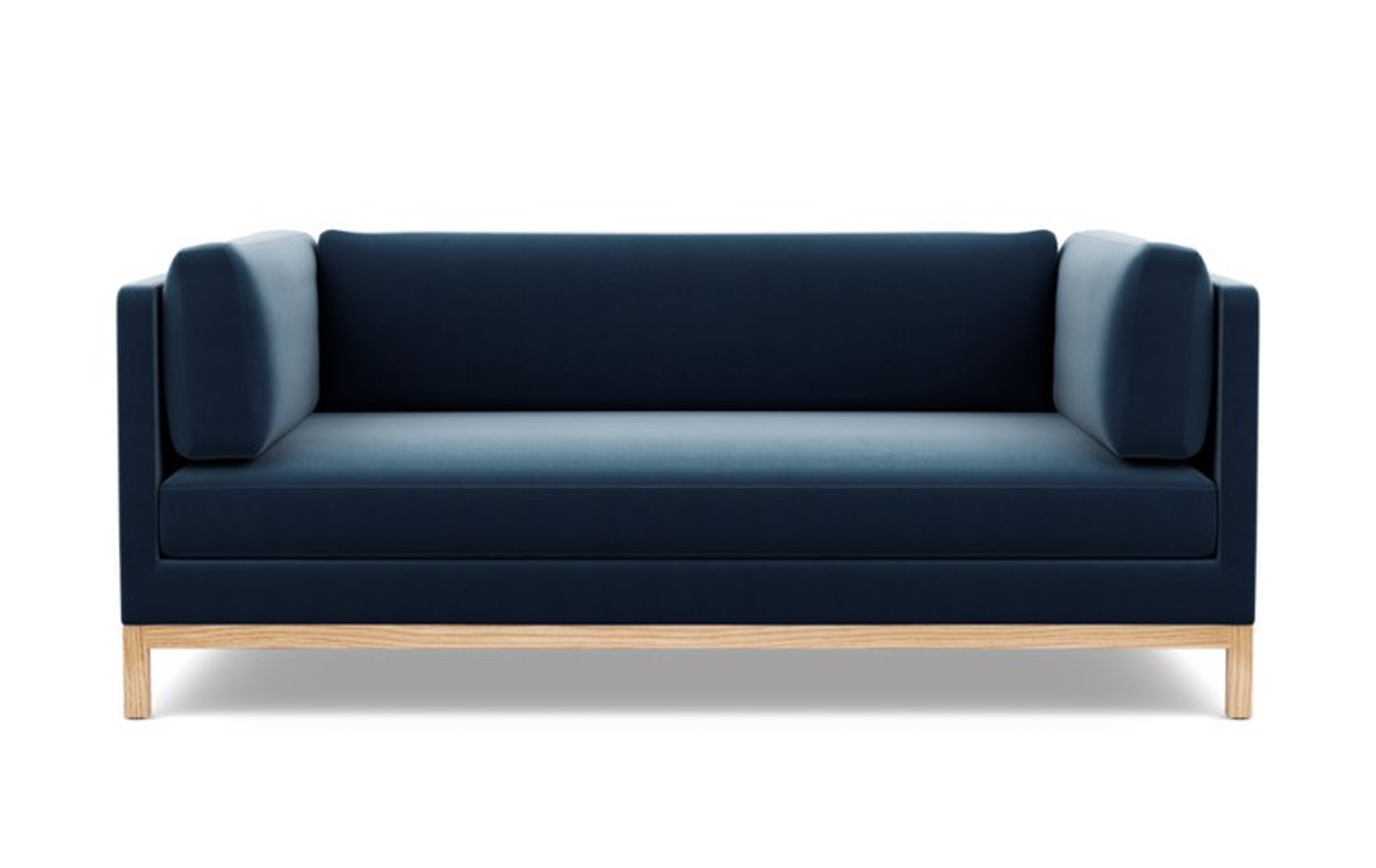 Jasper Long Two-Arm Sofa, Natural Oak Base - Interior Define