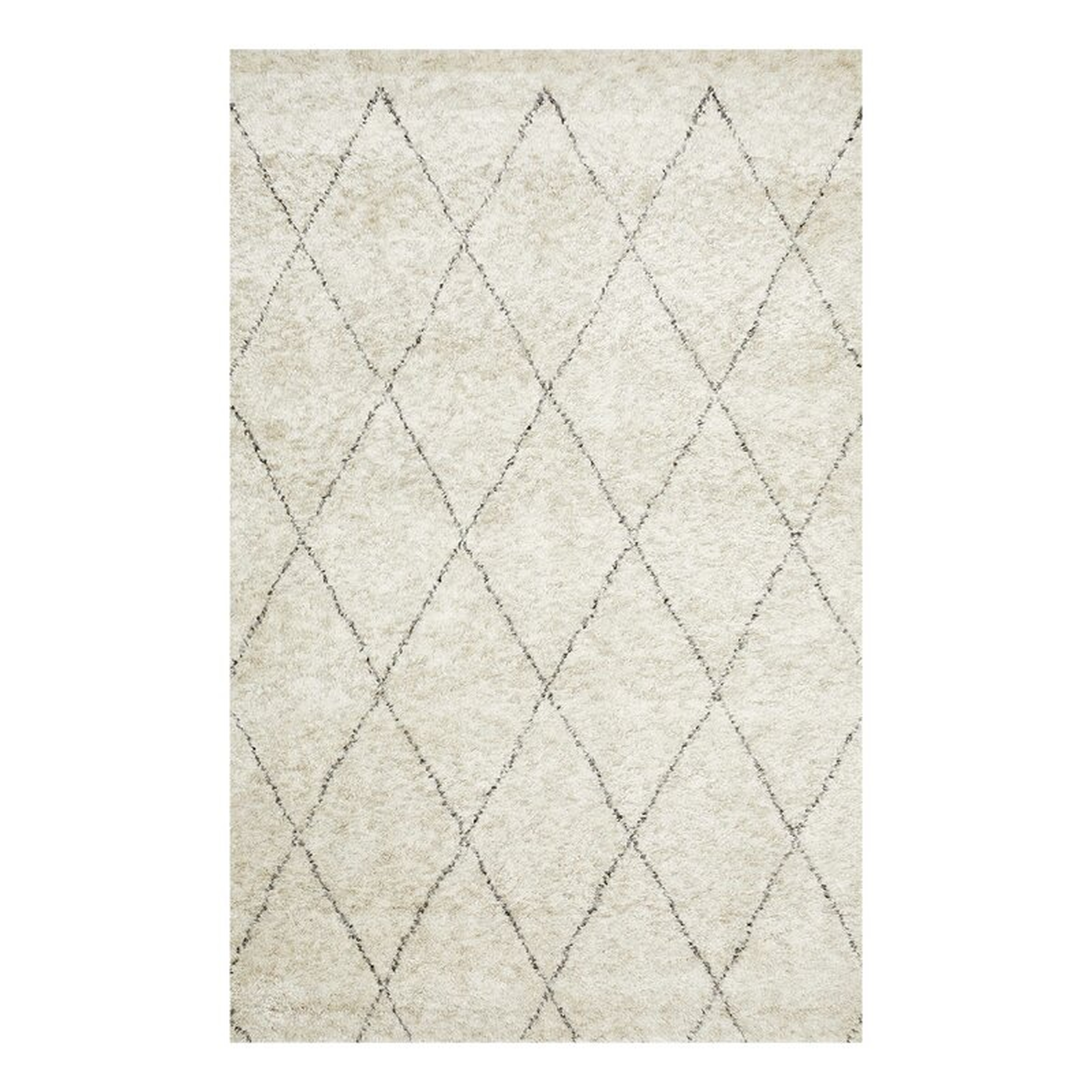 Grandfield Moroccan Hand-Knotted Linen Area Rug - Wayfair