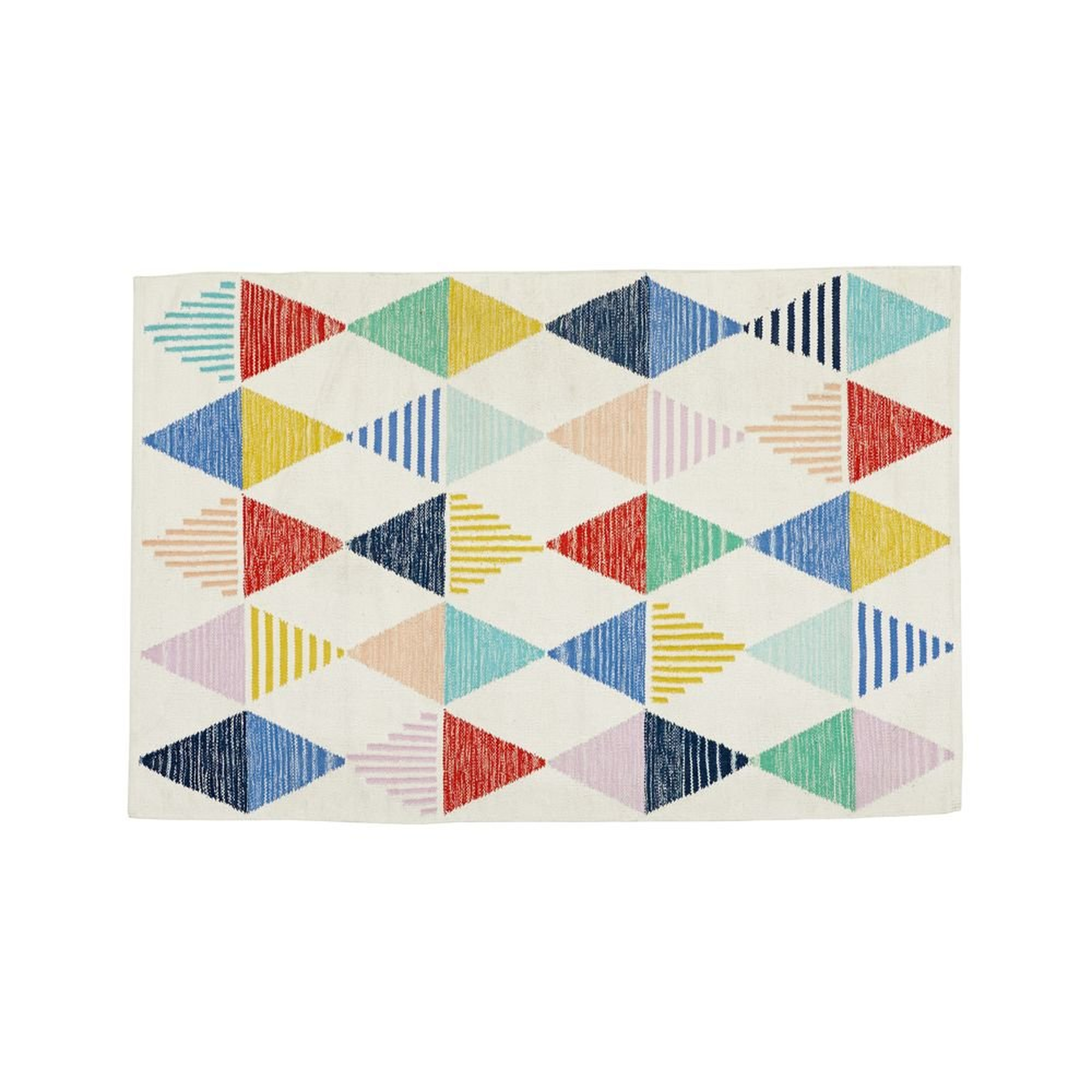 Colorful Triangle 8 x 10' Rug - Crate and Barrel