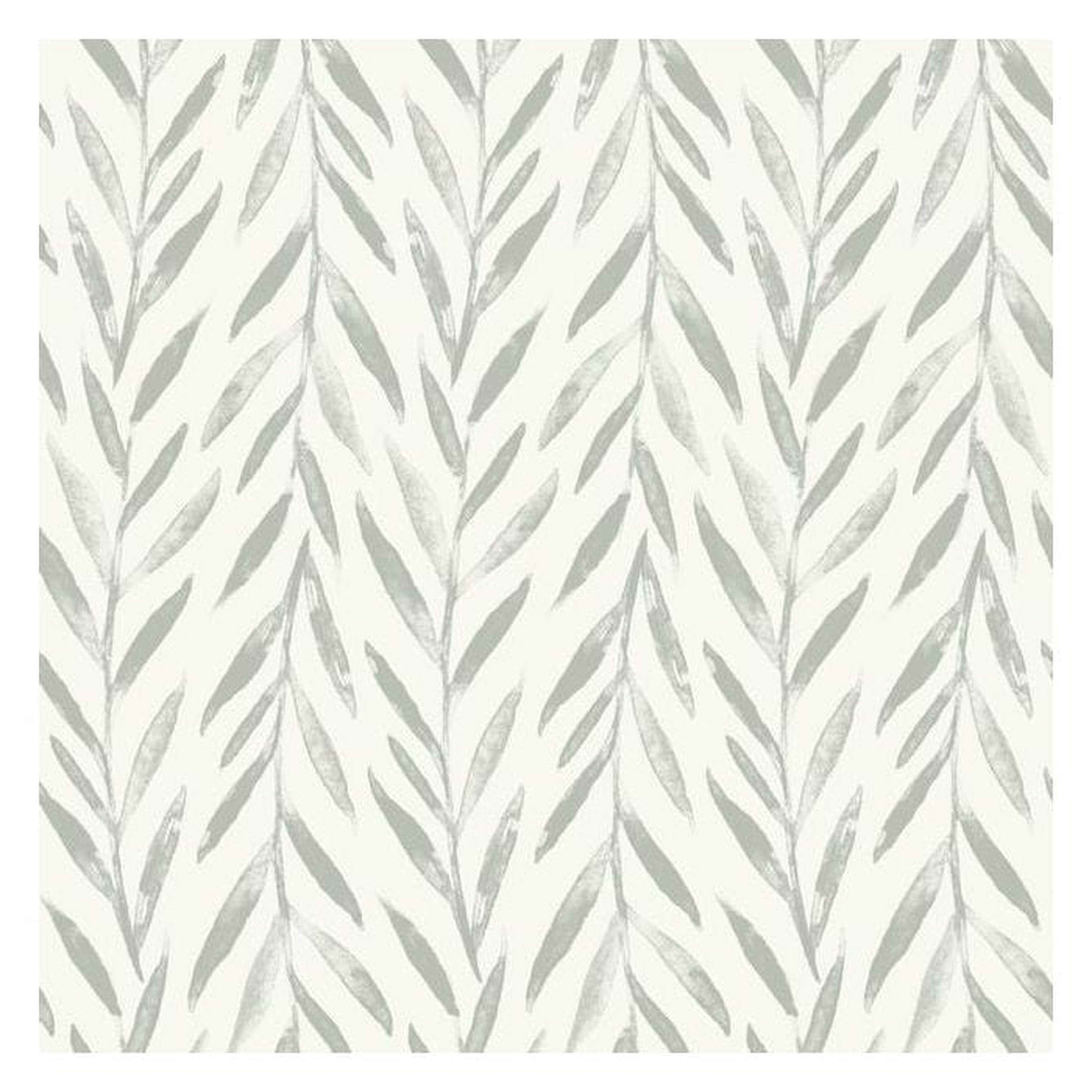 Willow Peel and Stick Wallpaper - Gray - York Wallcoverings