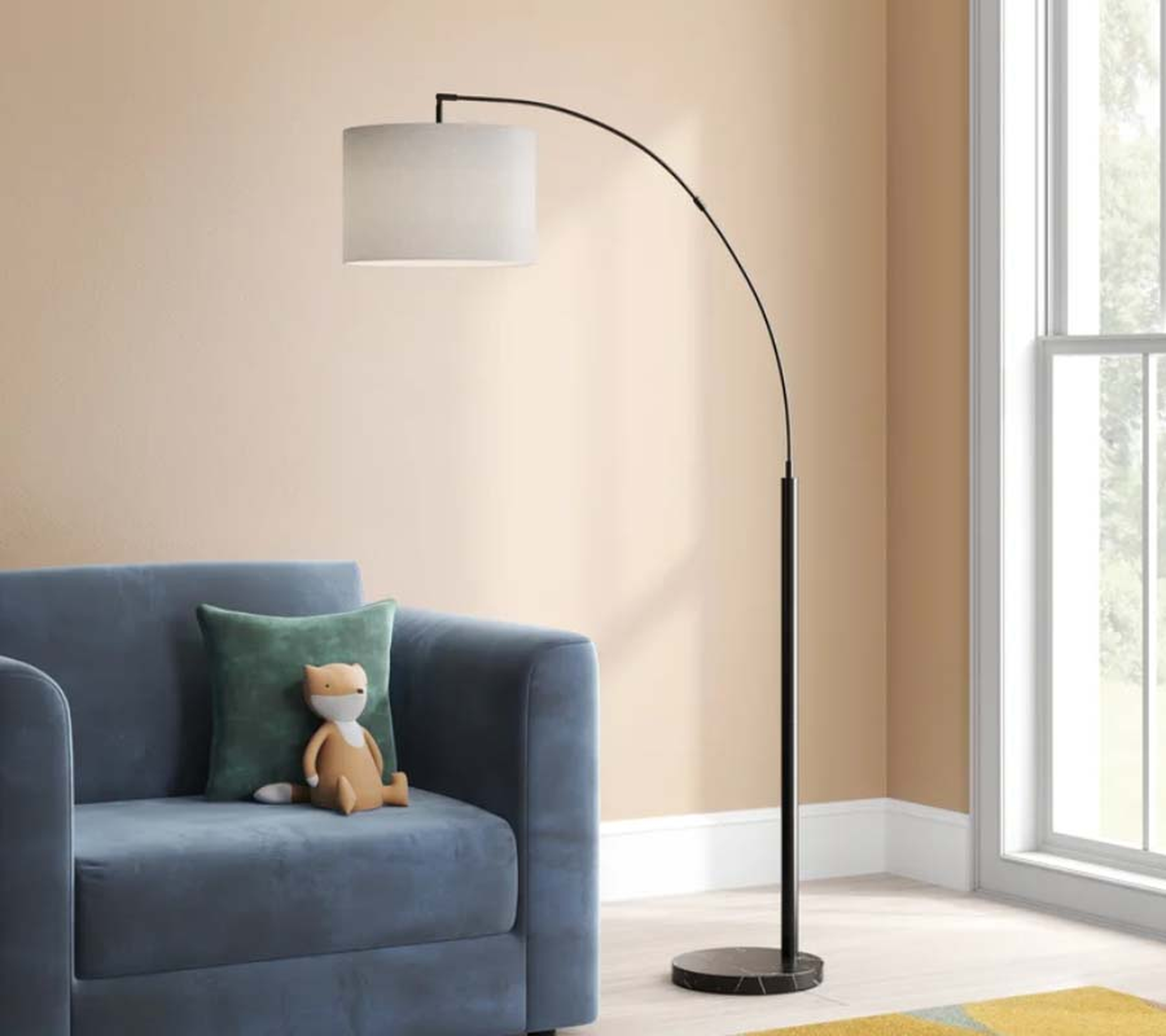 Akridge 77" Arched Floor Lamp - Wayfair