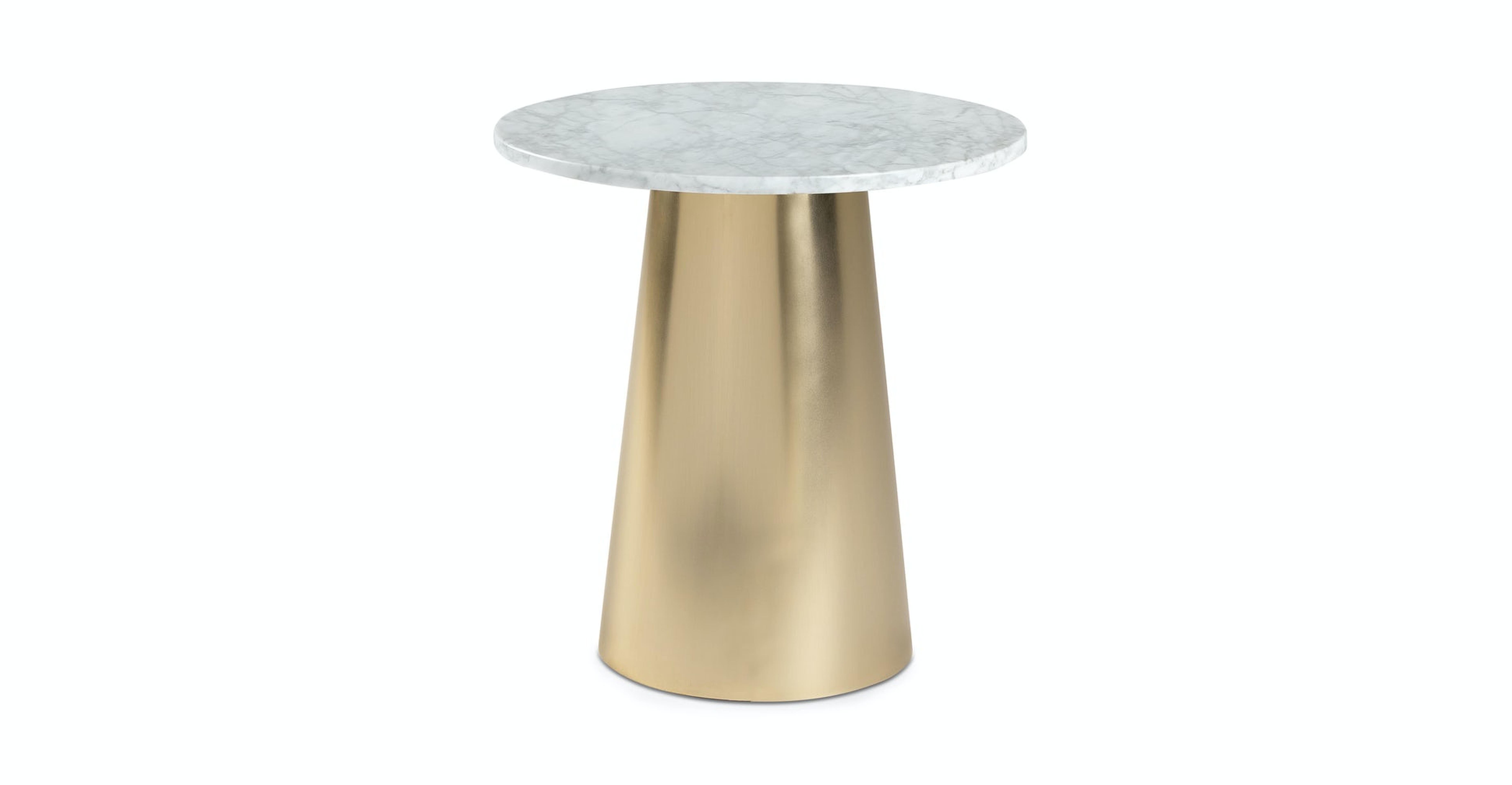 Tromso Side Table, Brushed Brass - Article