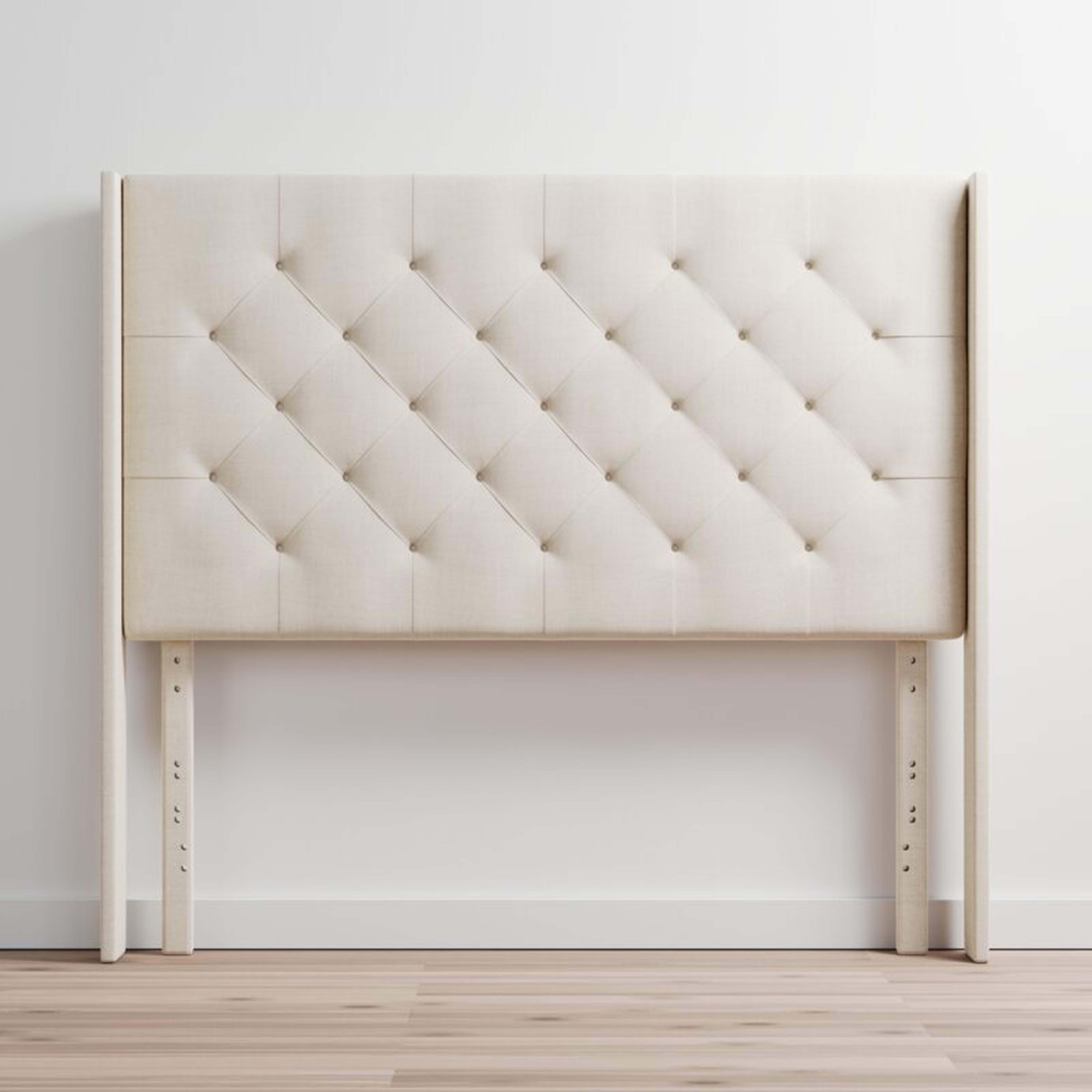 Broddi Upholstered Wingback Headboard- King - Wayfair