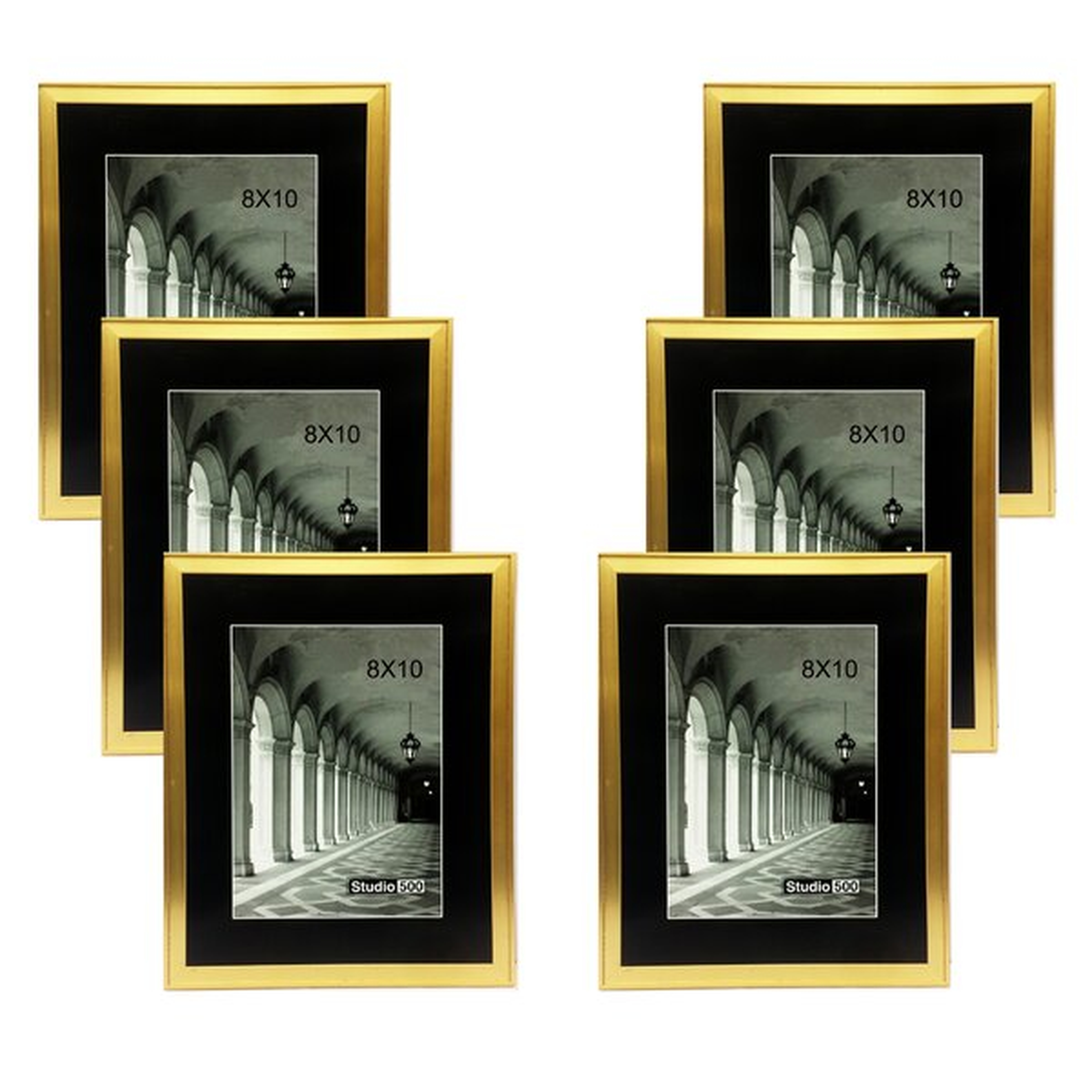 Hargrave Clean Cut Picture Frame (Set of 6) - Wayfair