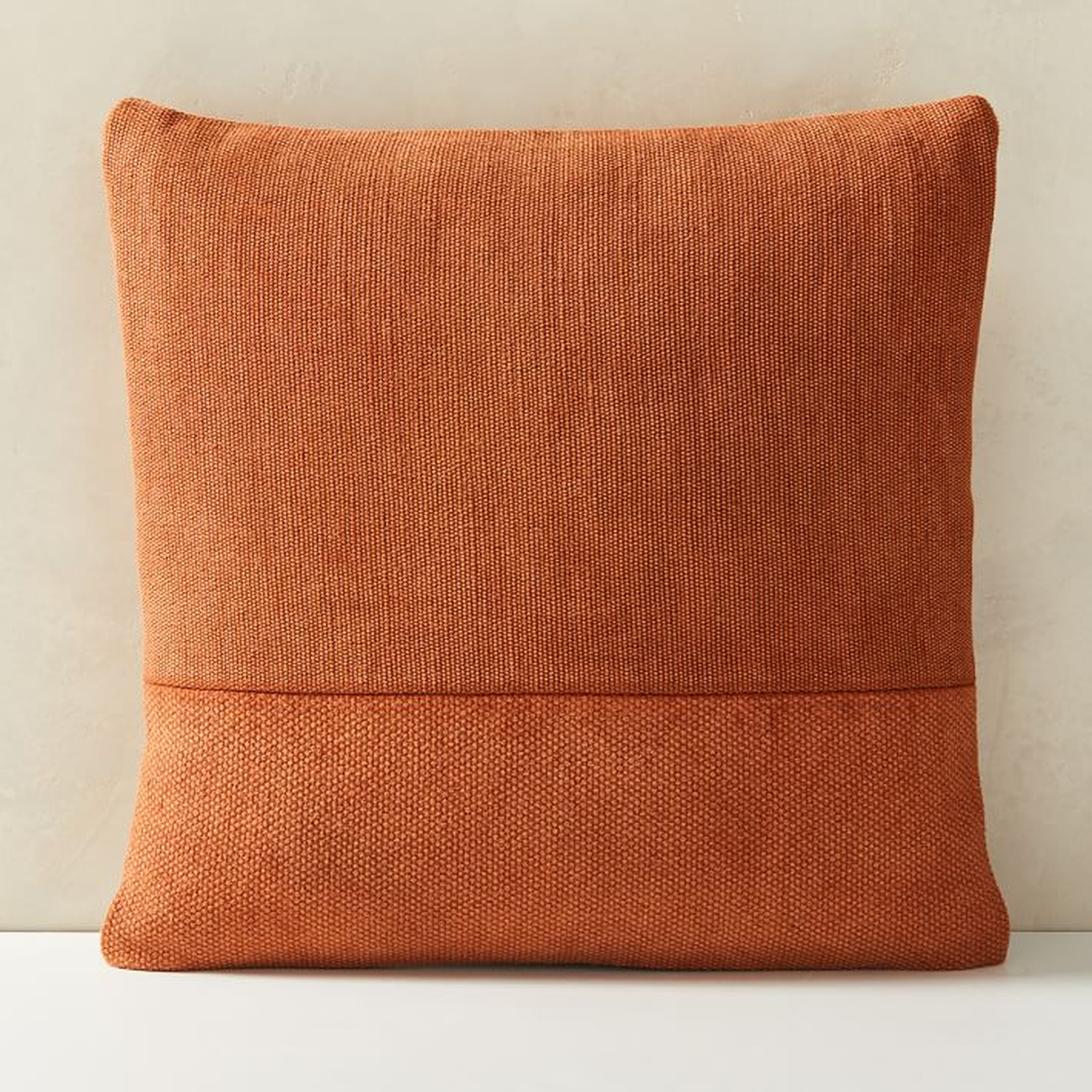 Cotton Canvas Pillow Covers, copper rust - West Elm