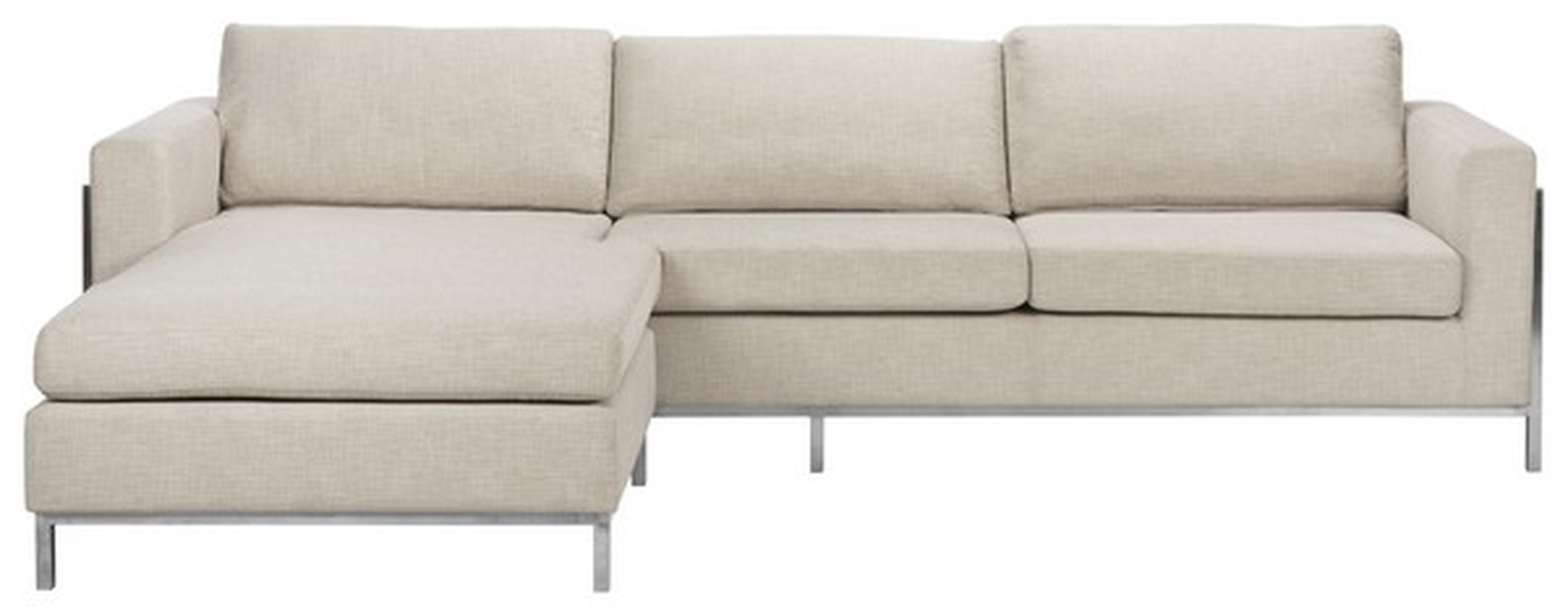 Camila Poly Blend Sectional - Off White - Arlo Home - Arlo Home