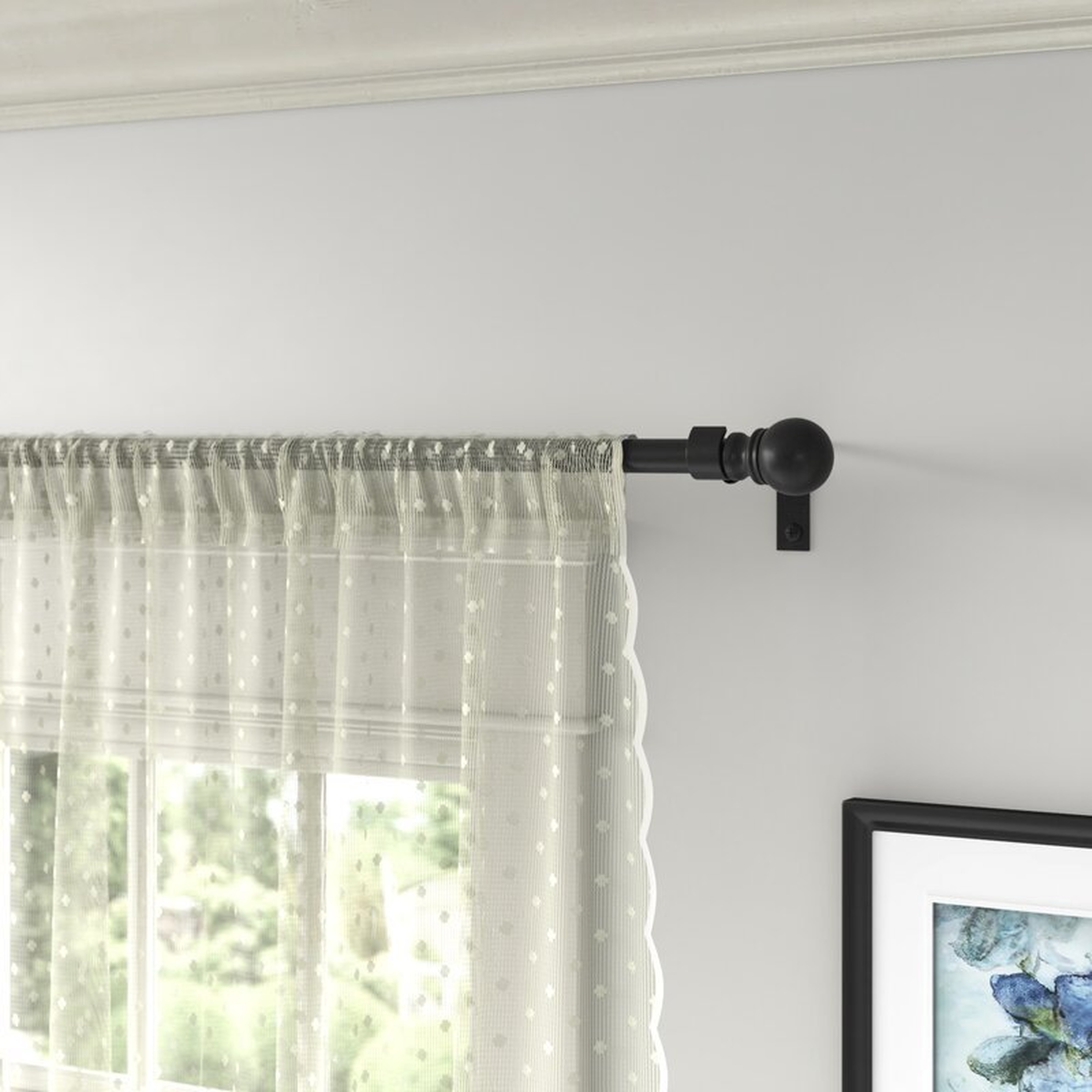 Mendoza Single Curtain Rod - Wayfair