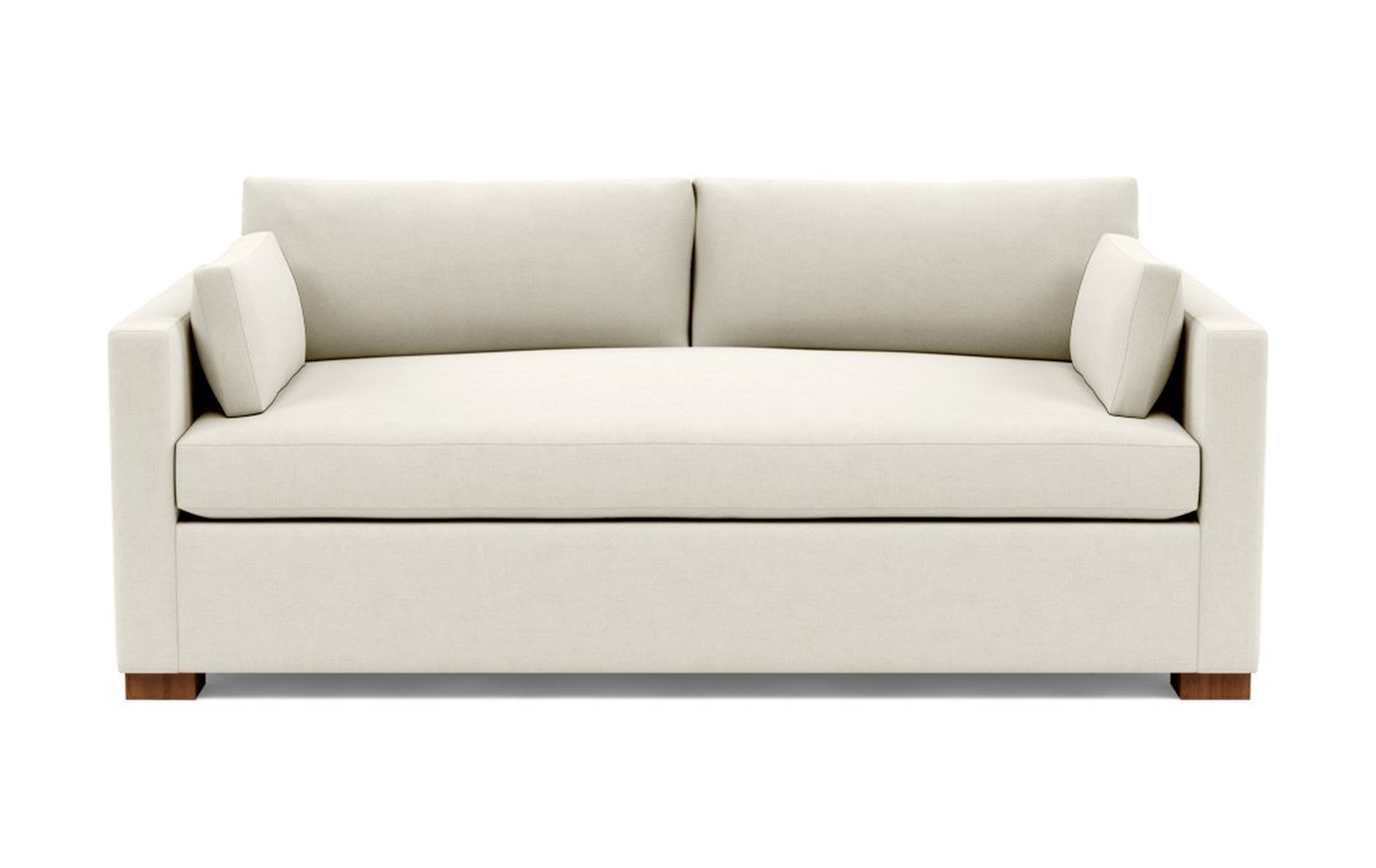 CHARLY Fabric Sofa - Chalk Heathered Weave - 83"L - Interior Define