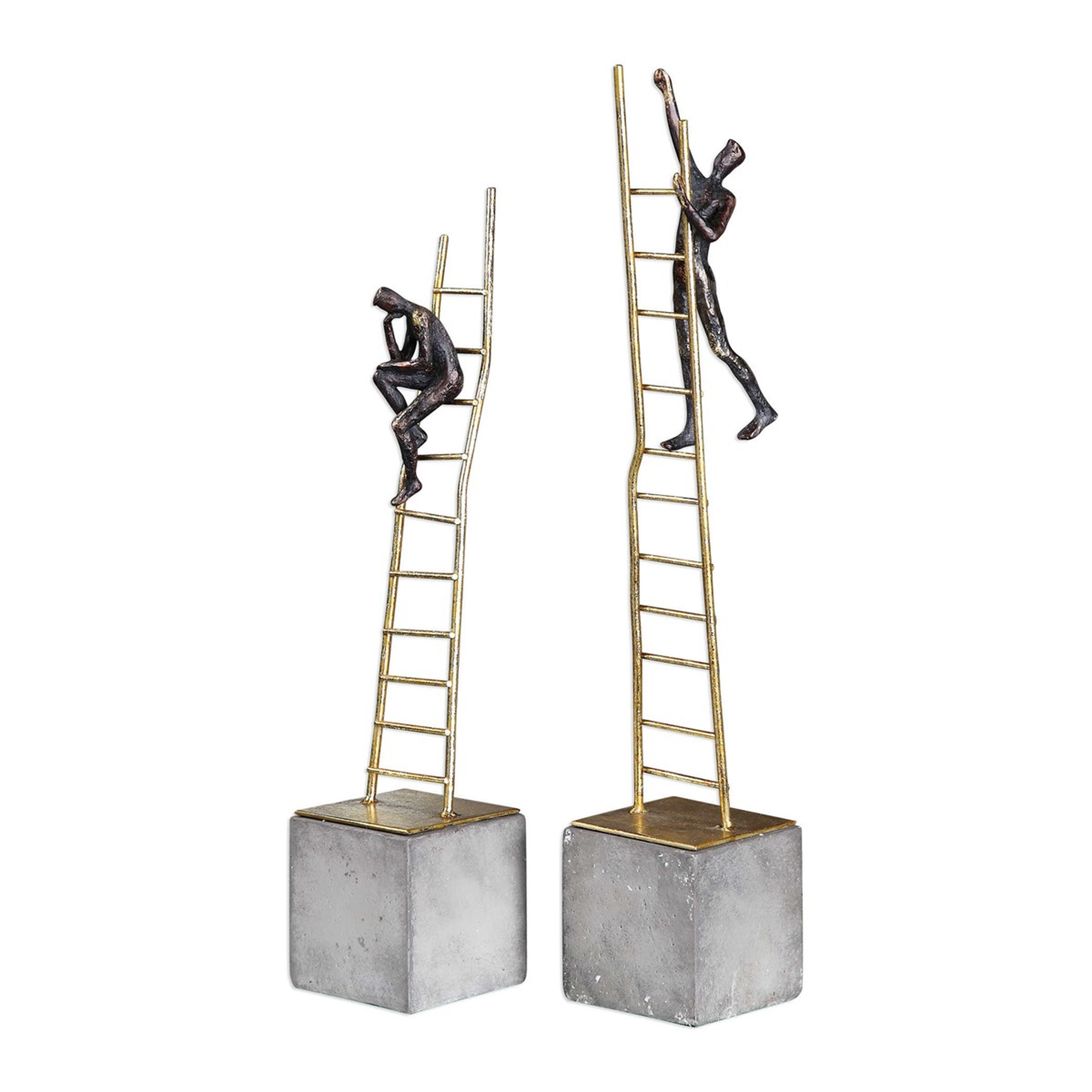 Ladder Climb Sculpture S/2 - Hudsonhill Foundry