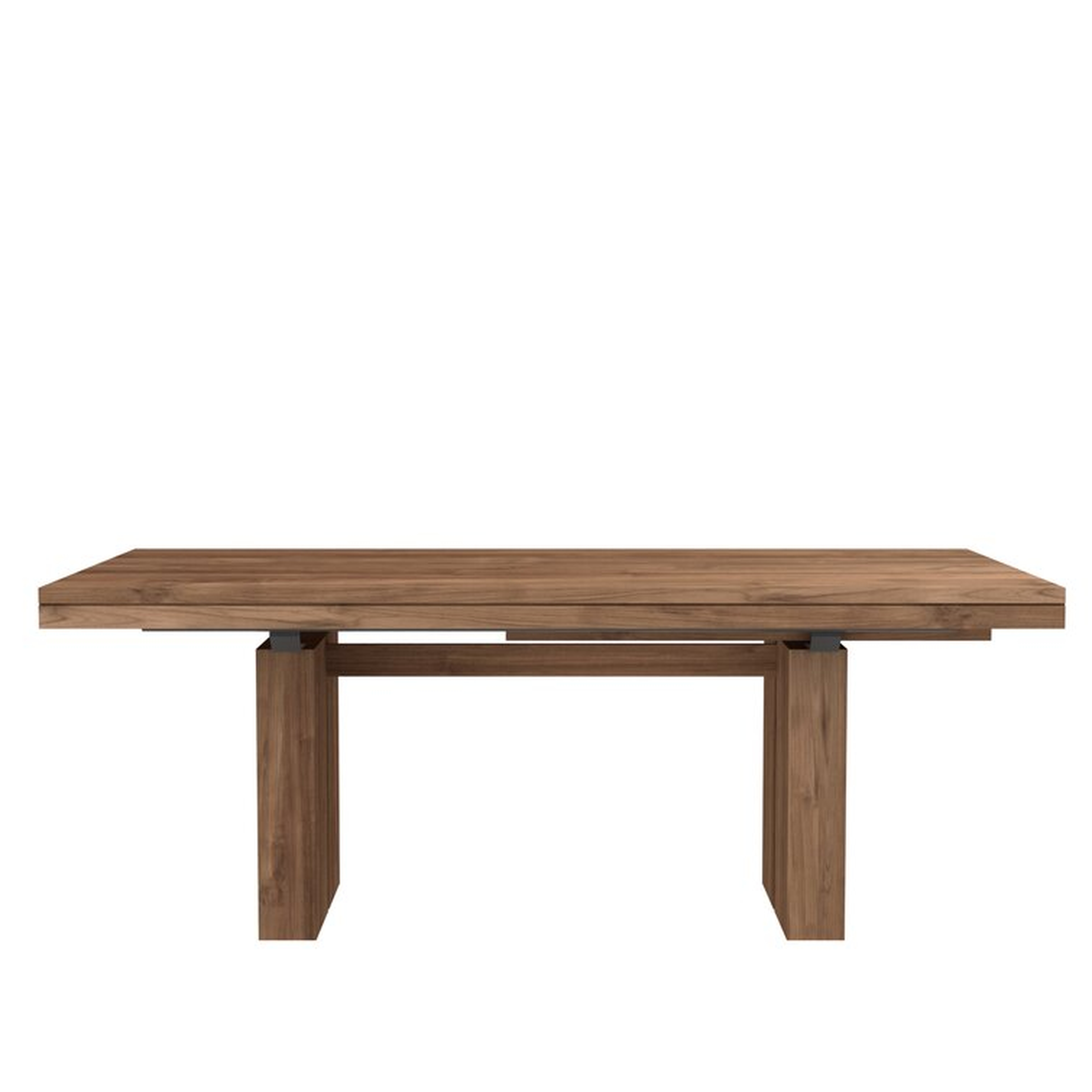 Ethnicraft Double Extendable Solid Wood Dining Table - Perigold