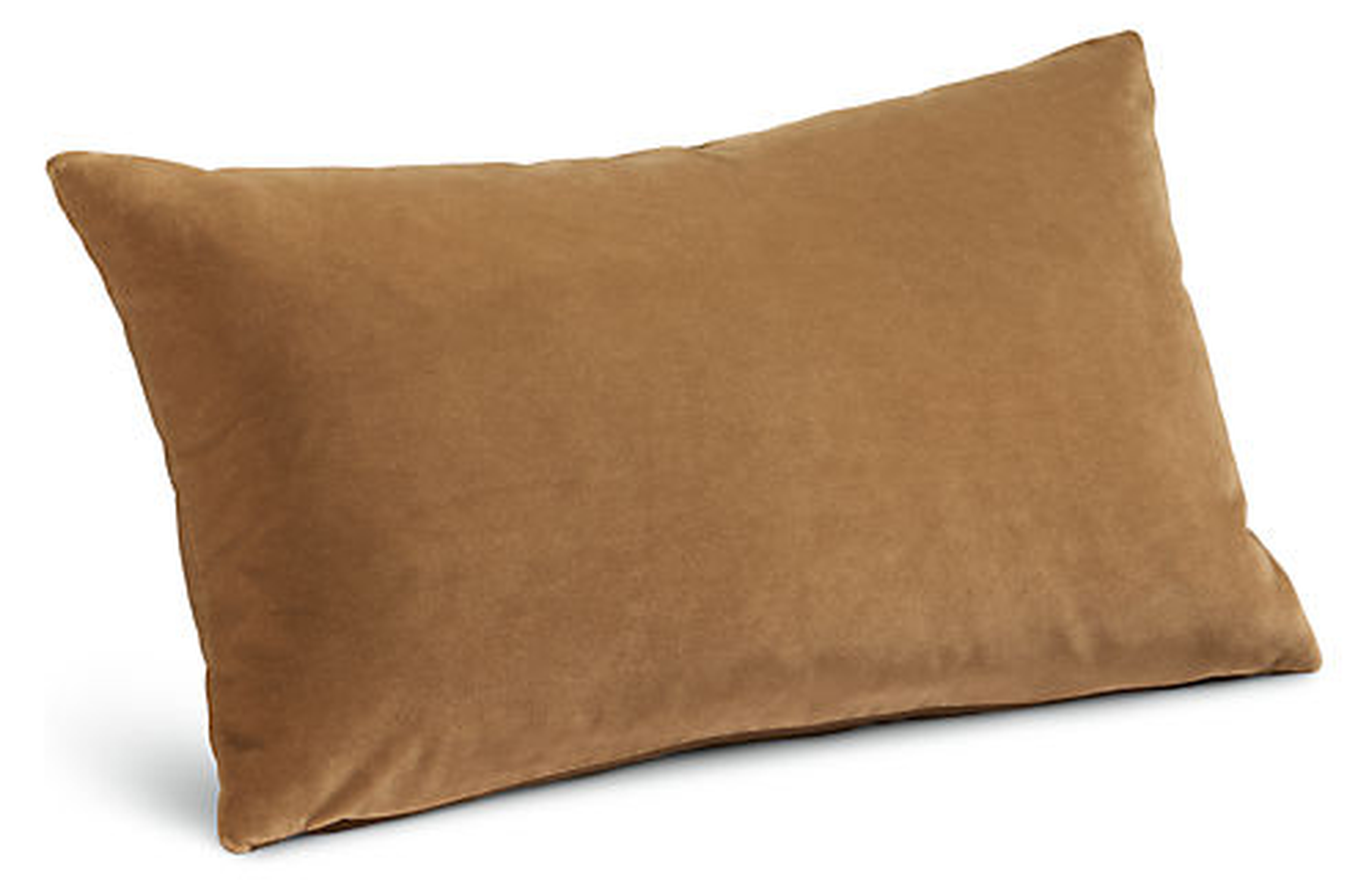 Camel Velvet Lumbar Pillow - Room & Board