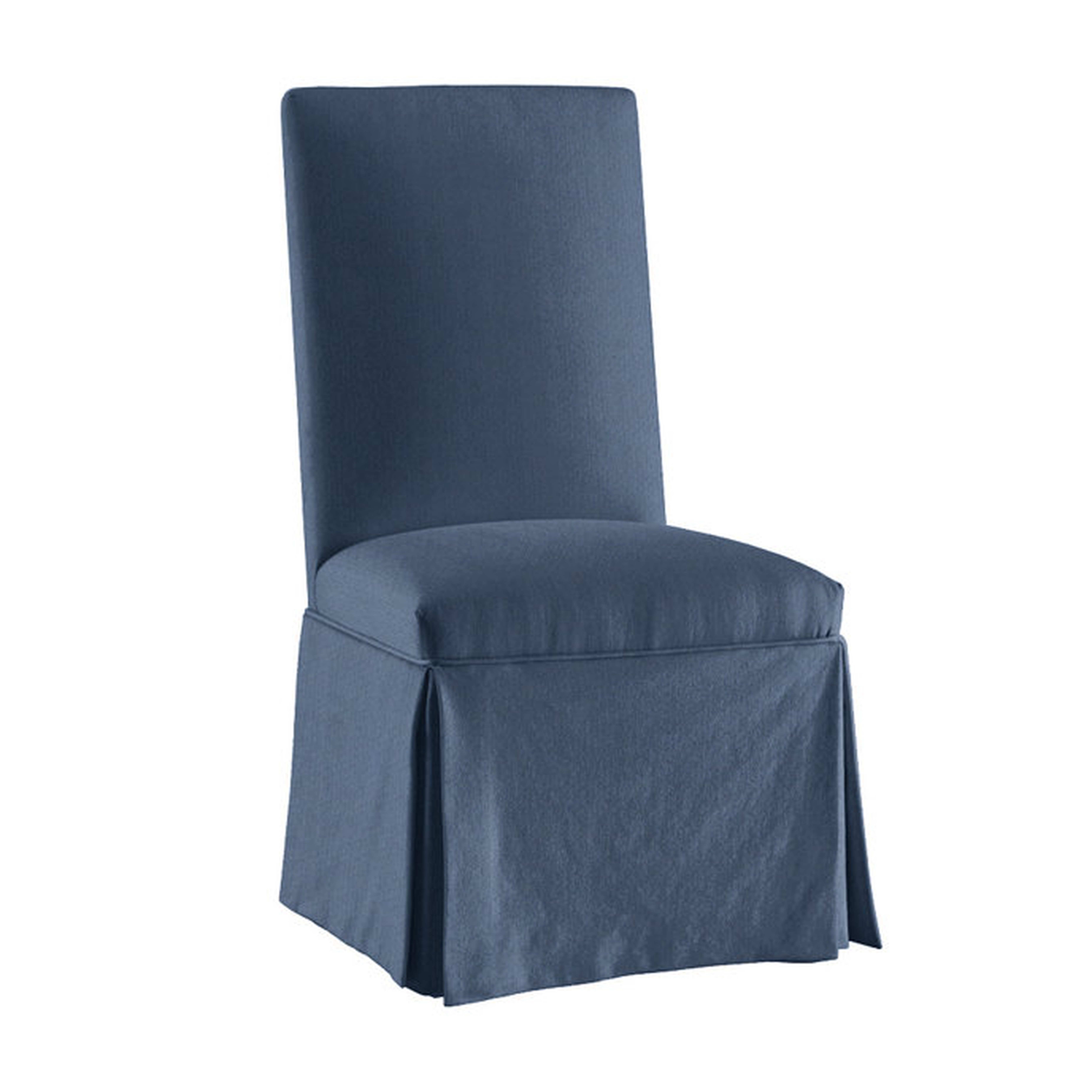 Parsons Chair Slipcover - Suzanne Kasler Signature Duck Slipcover - Indigo - Ballard Designs