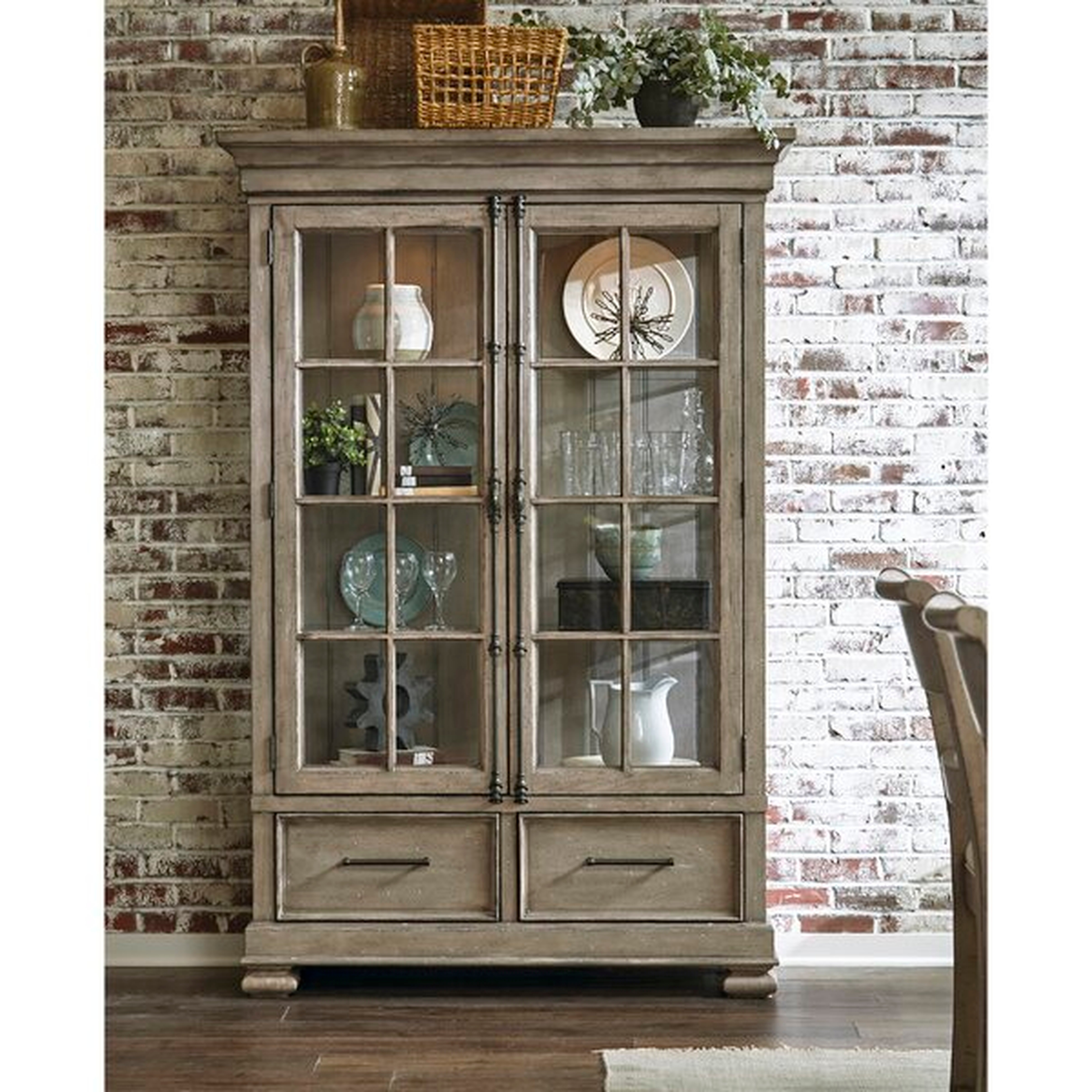 Tristen Lighted China Cabinet - Birch Lane