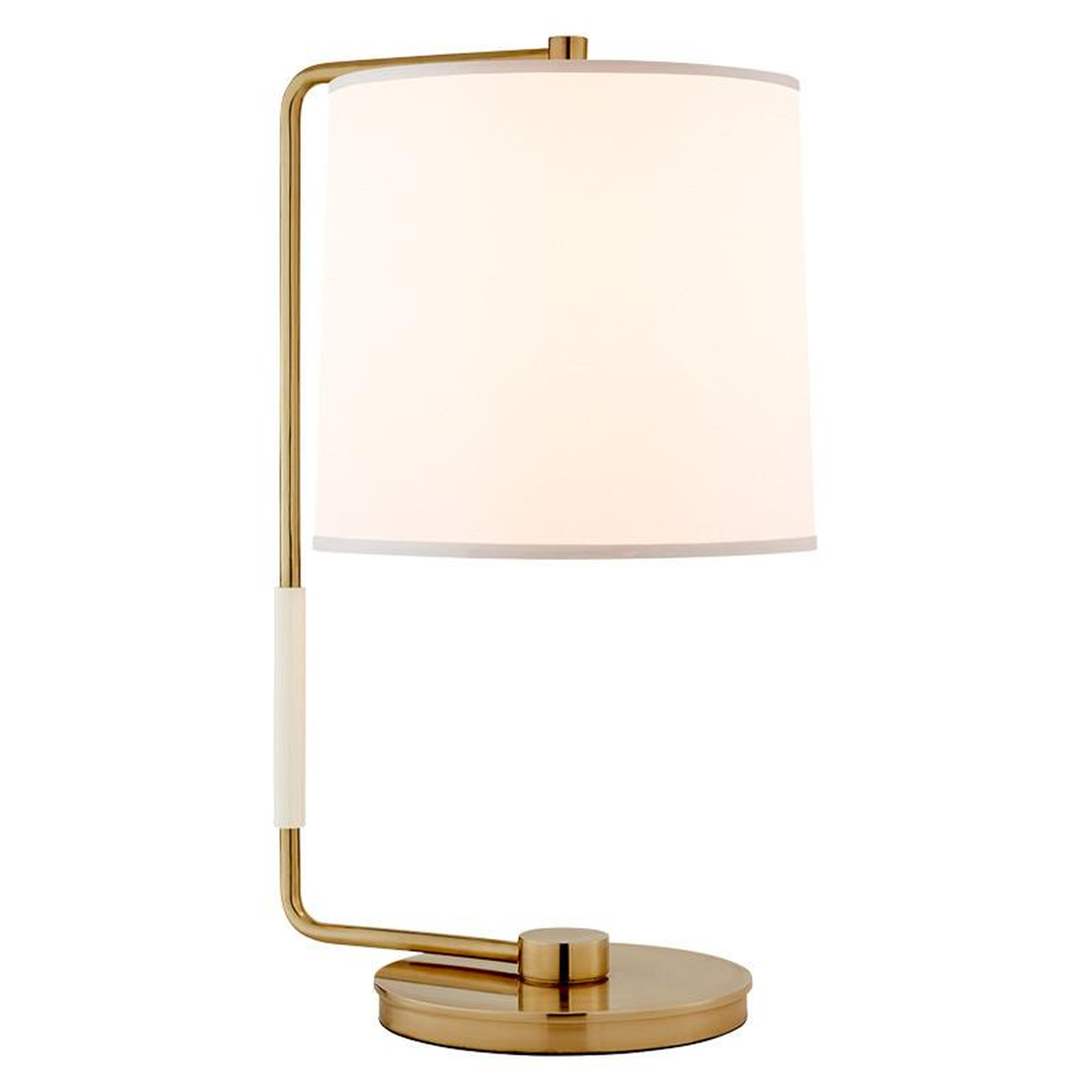 SWING TABLE LAMP - SOFT BRASS - McGee & Co.