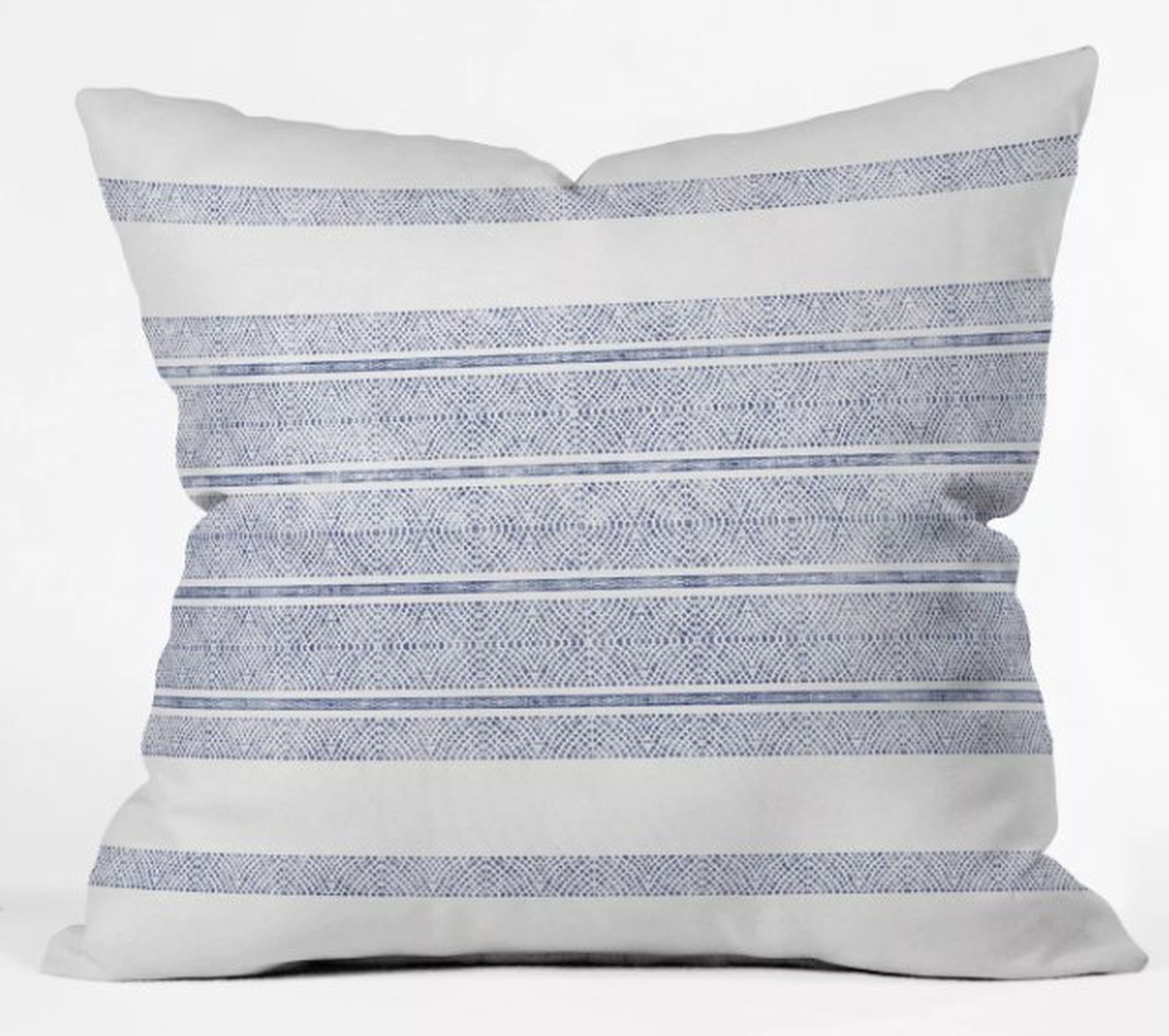 THROW PILLOW CAPRI STRIPES  BY HOLLI ZOLLINGER - 18" - Deny Designs