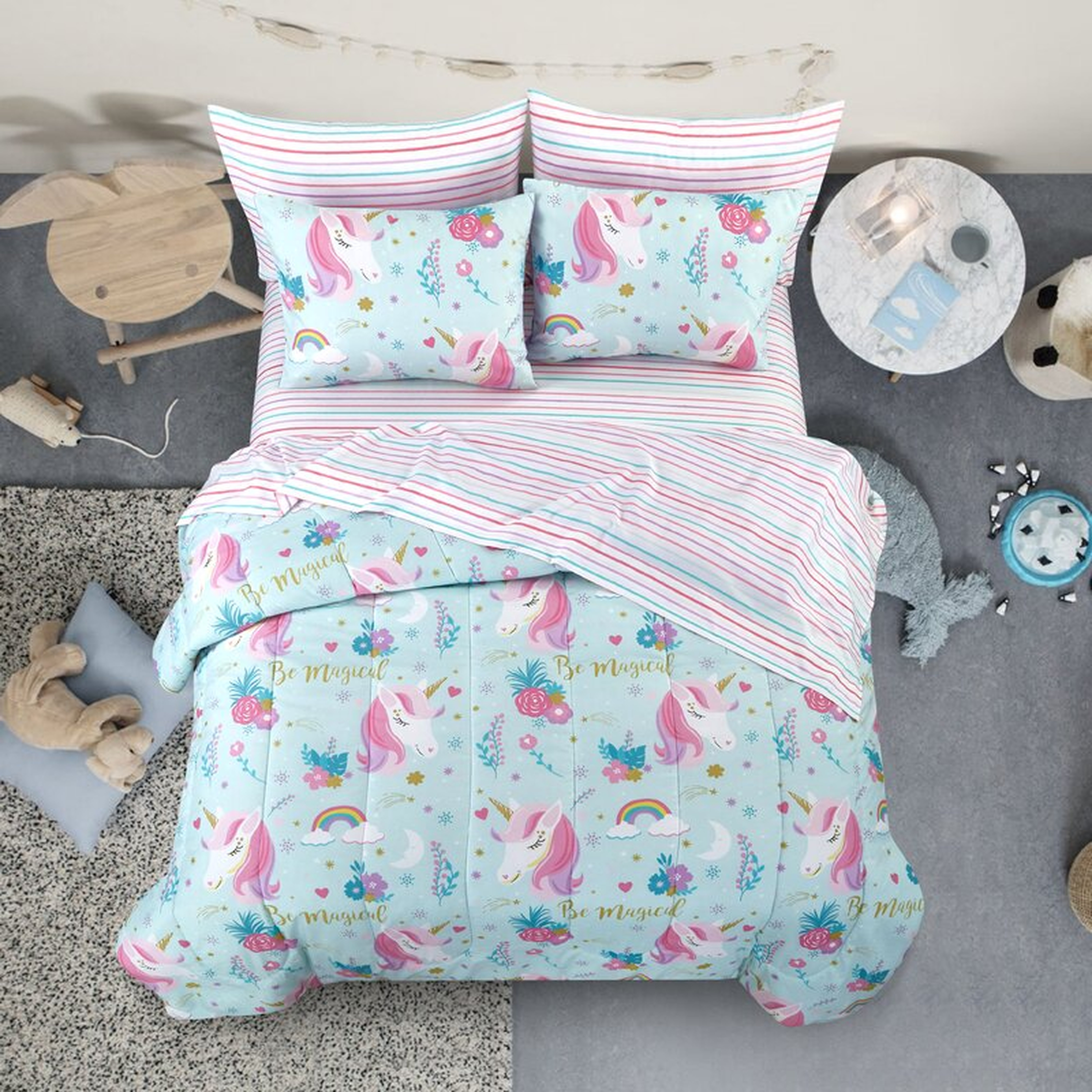 Naiara Unicorn Bedding Set - Wayfair