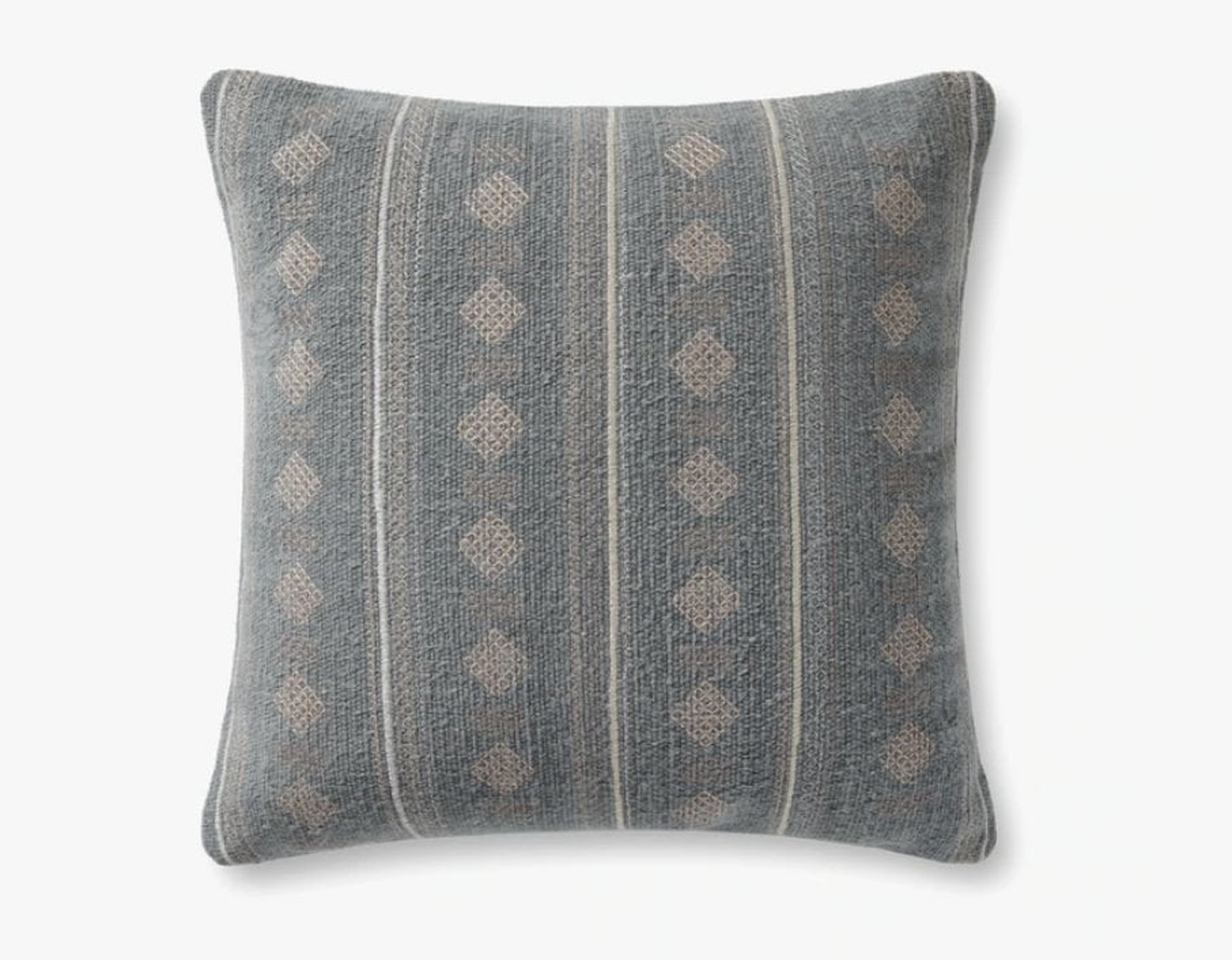 PILLOWS PAL0007 DENIM 22" x 22" Cover w/Down - Loloi Rugs