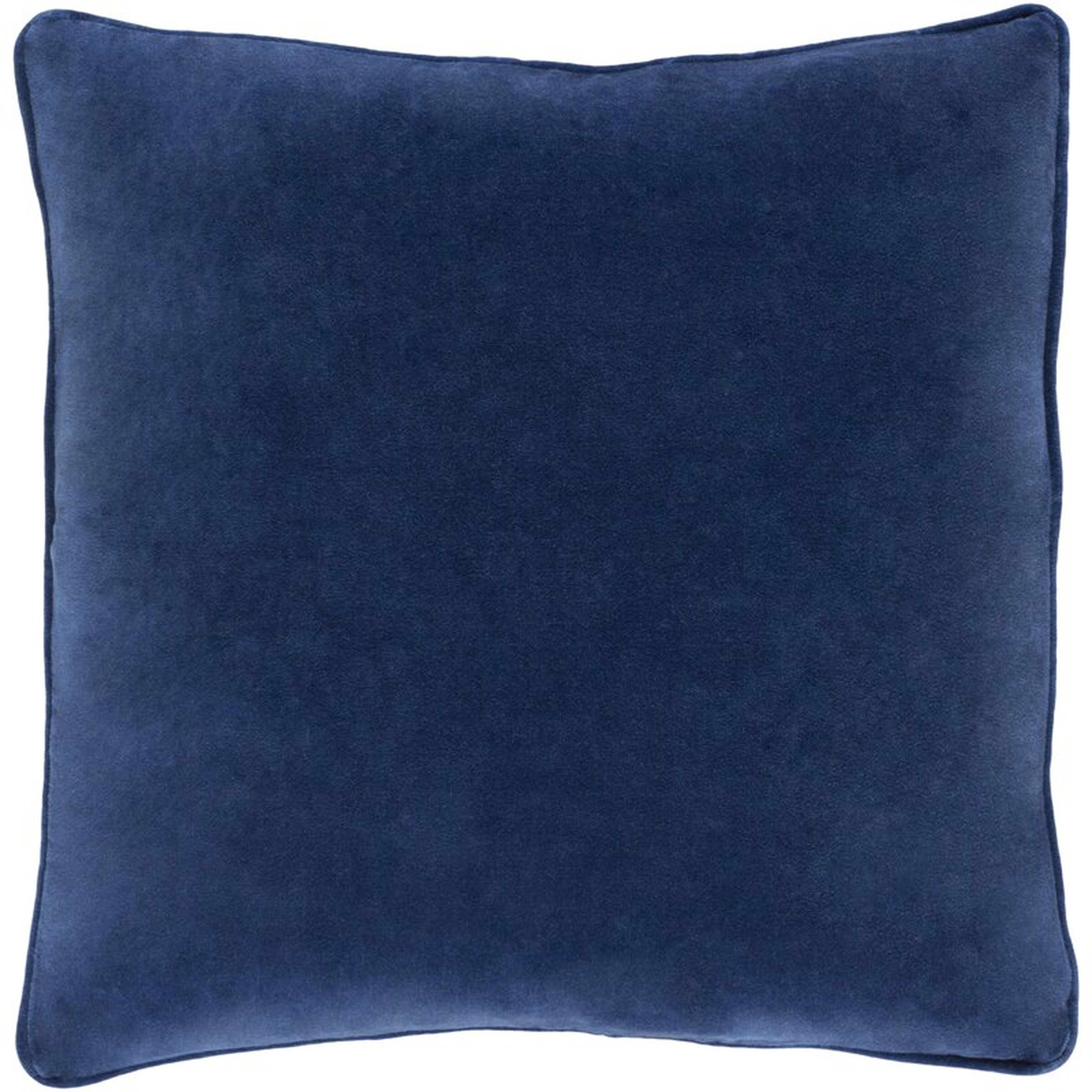 Baylie Square Cotton Velvet Pillow Cover - AllModern