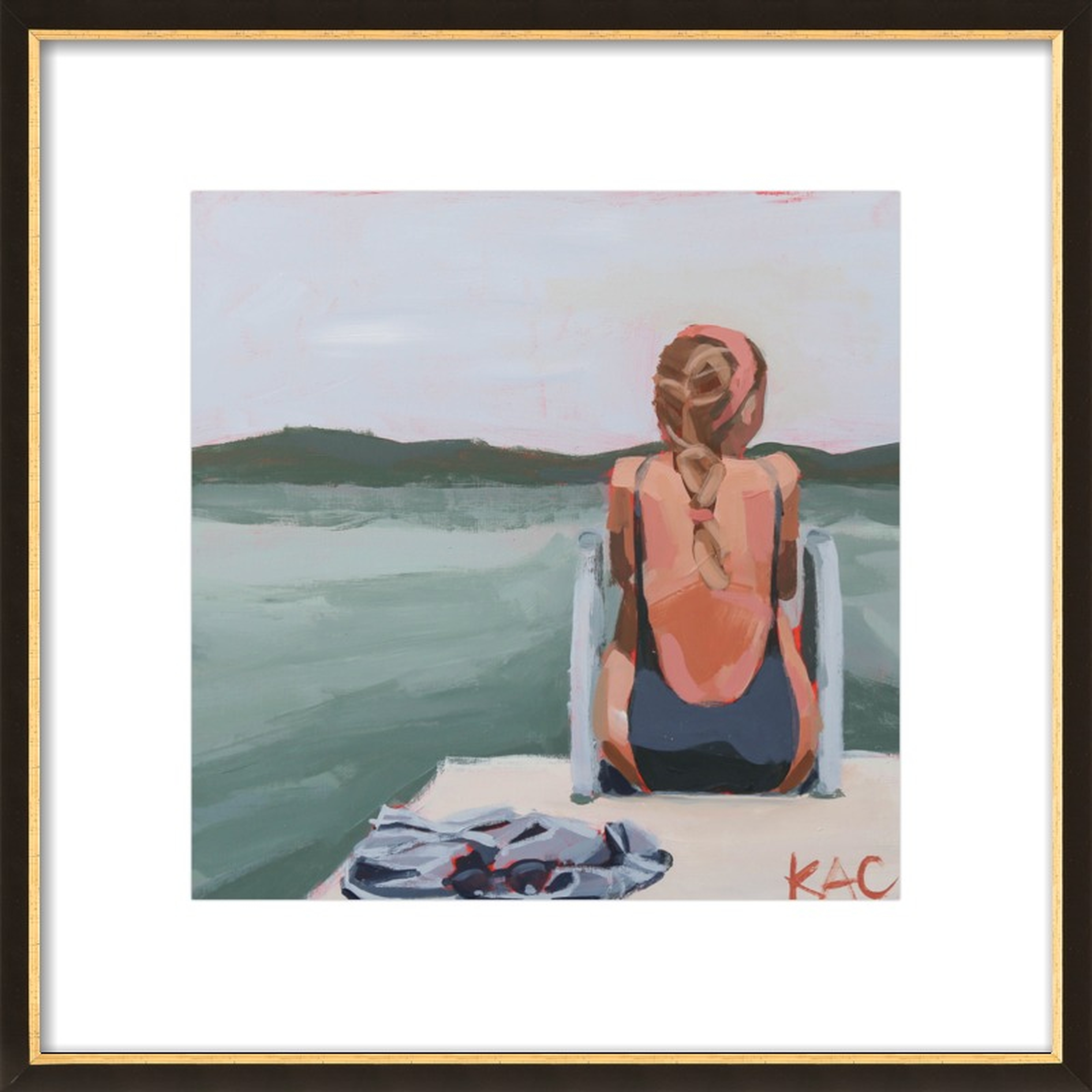 Self Reflection by Katherine Corden - 16" x 16" - Artfully Walls
