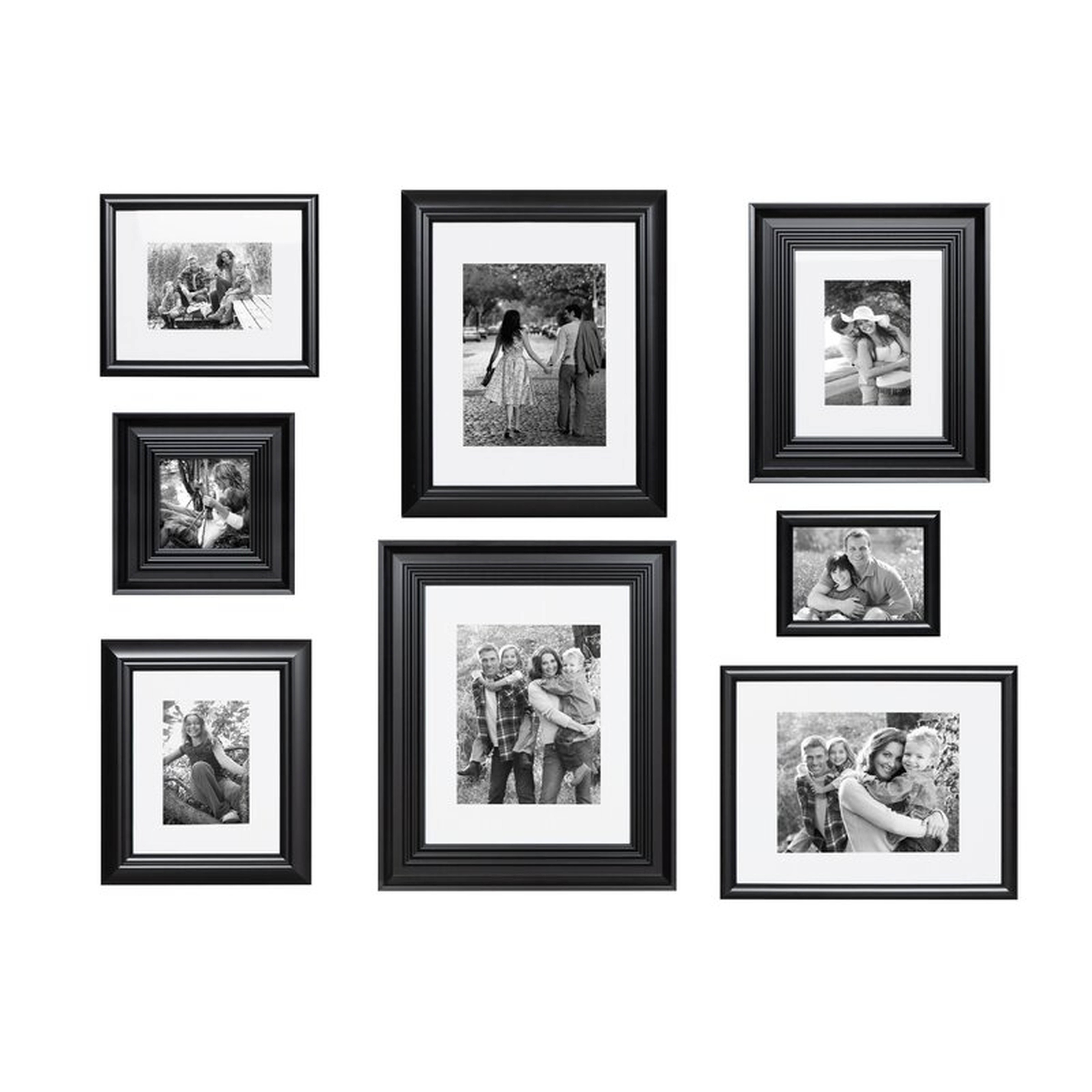 8 Piece Syston Gallery Picture Frame Set - Wayfair