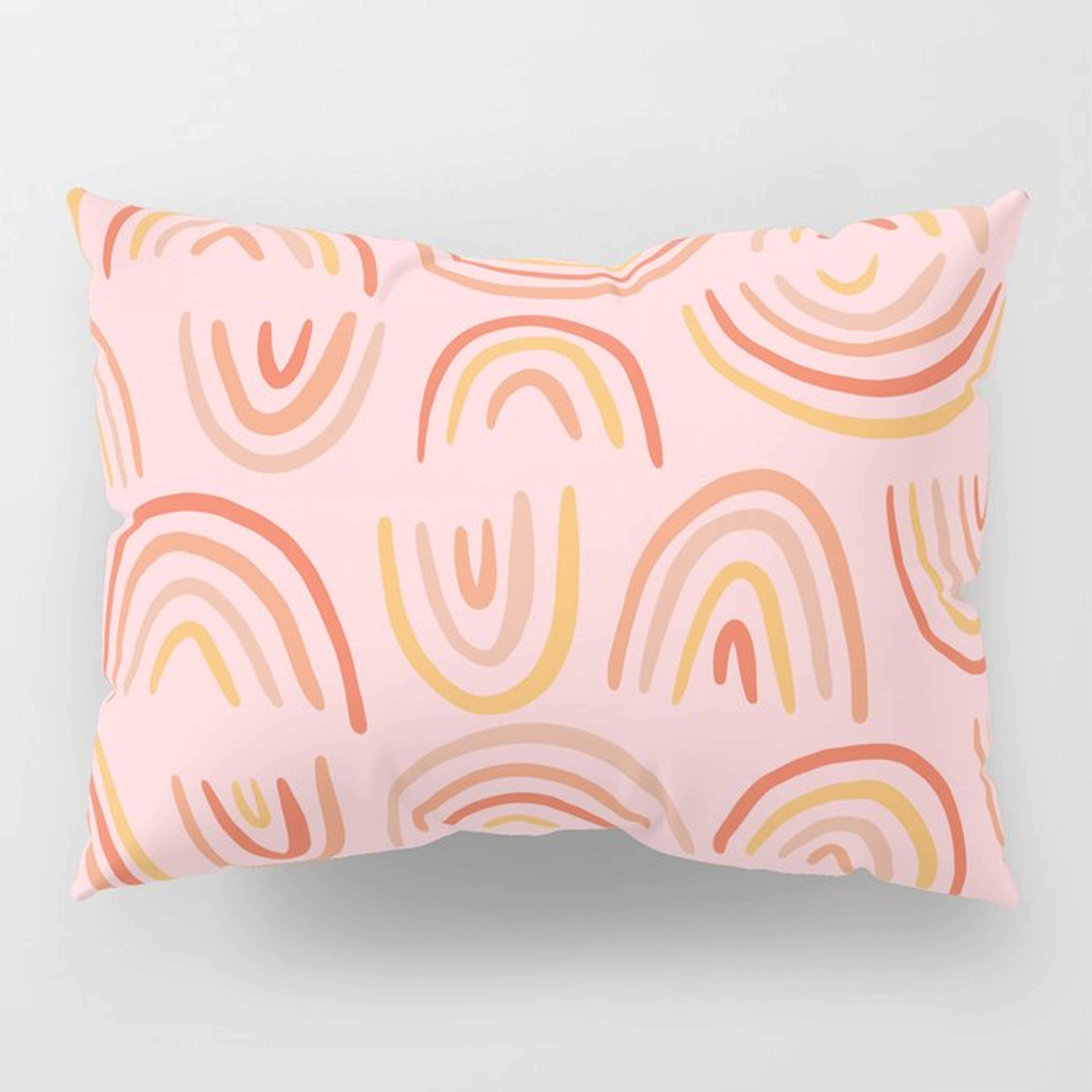 Rainbow Print Pillow Sham (set of 2) - Society6