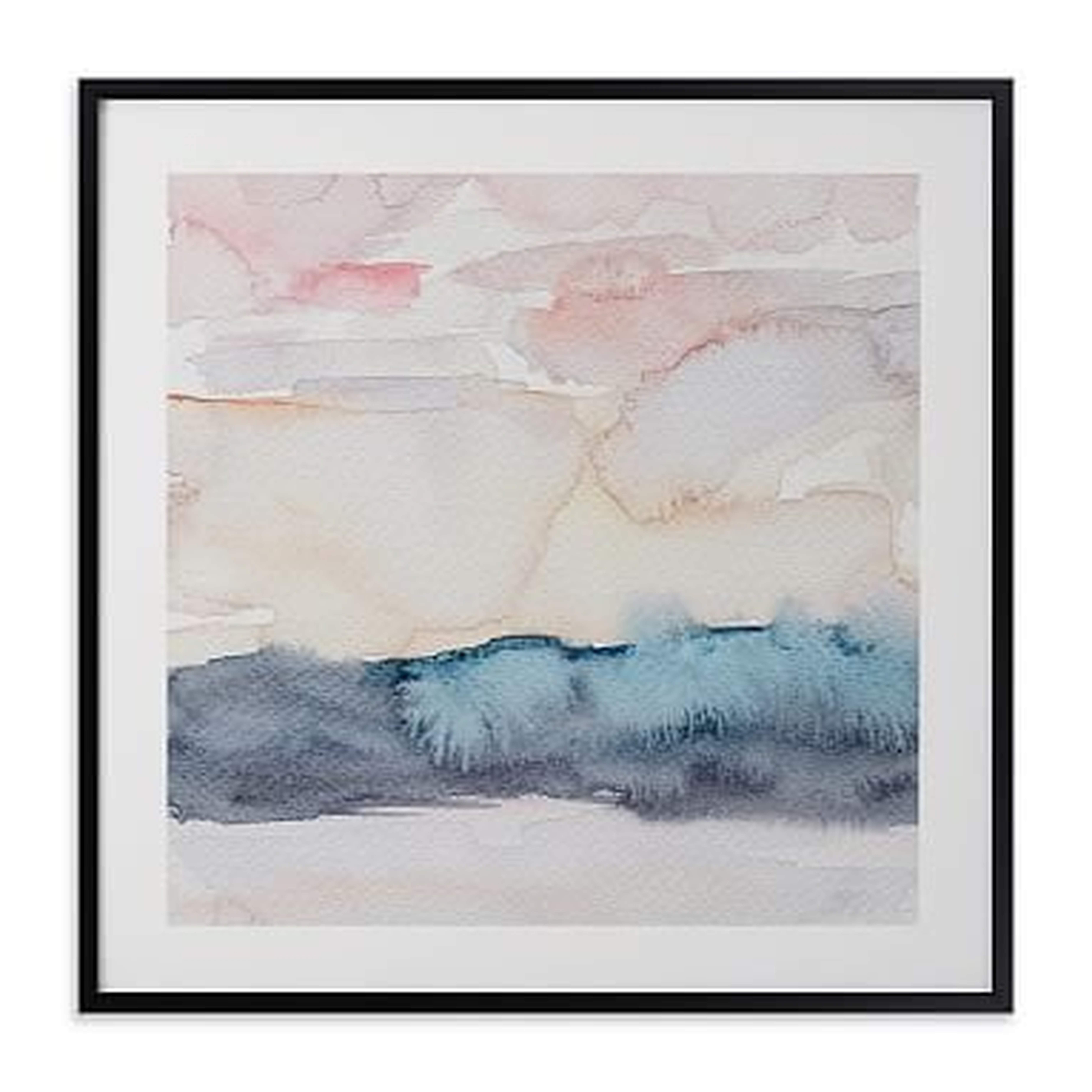 Hebridean Sunset No 1 Wall Art By Minted®, 8"X8", Black - Pottery Barn Teen