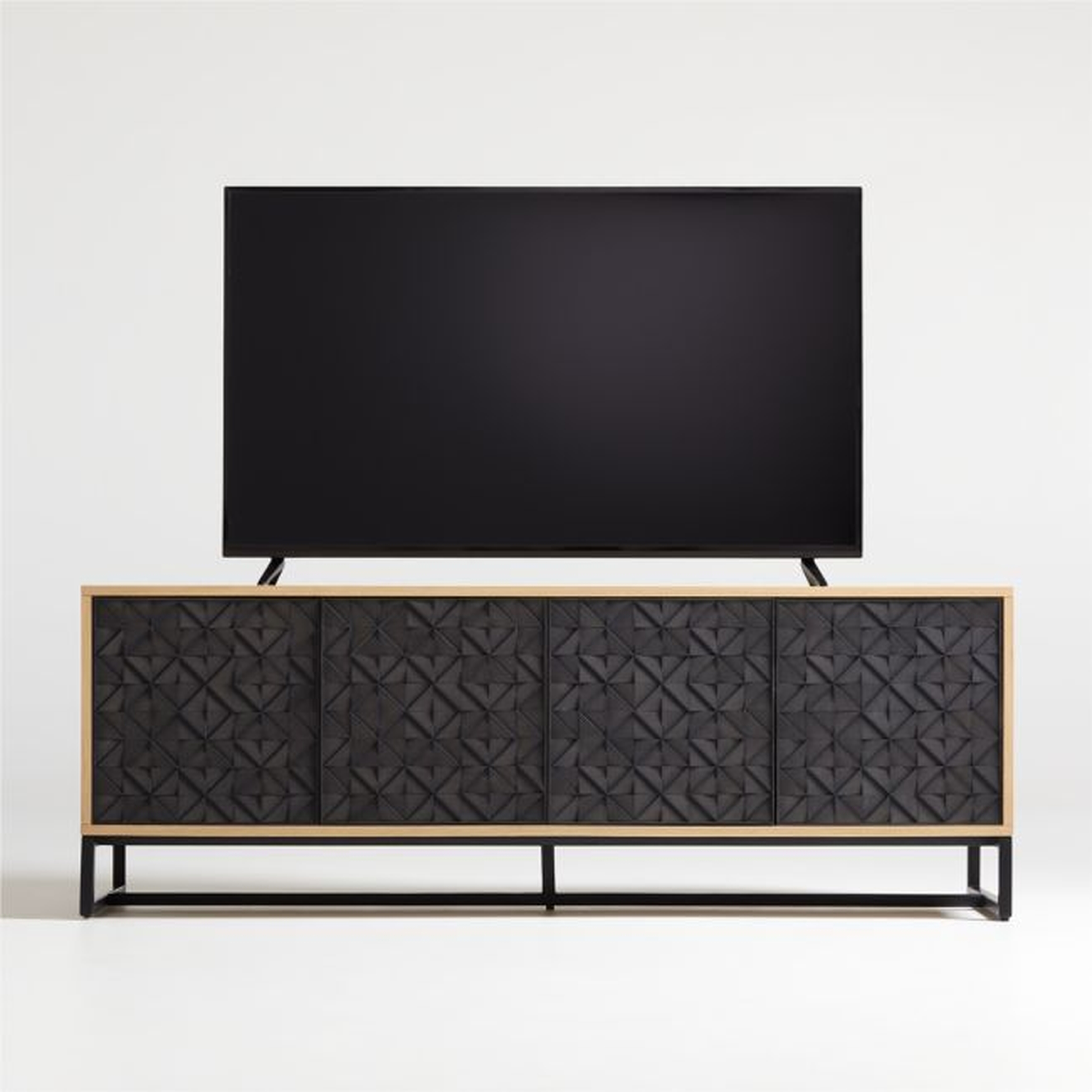 Renard 68" Carved Media Console - Crate and Barrel