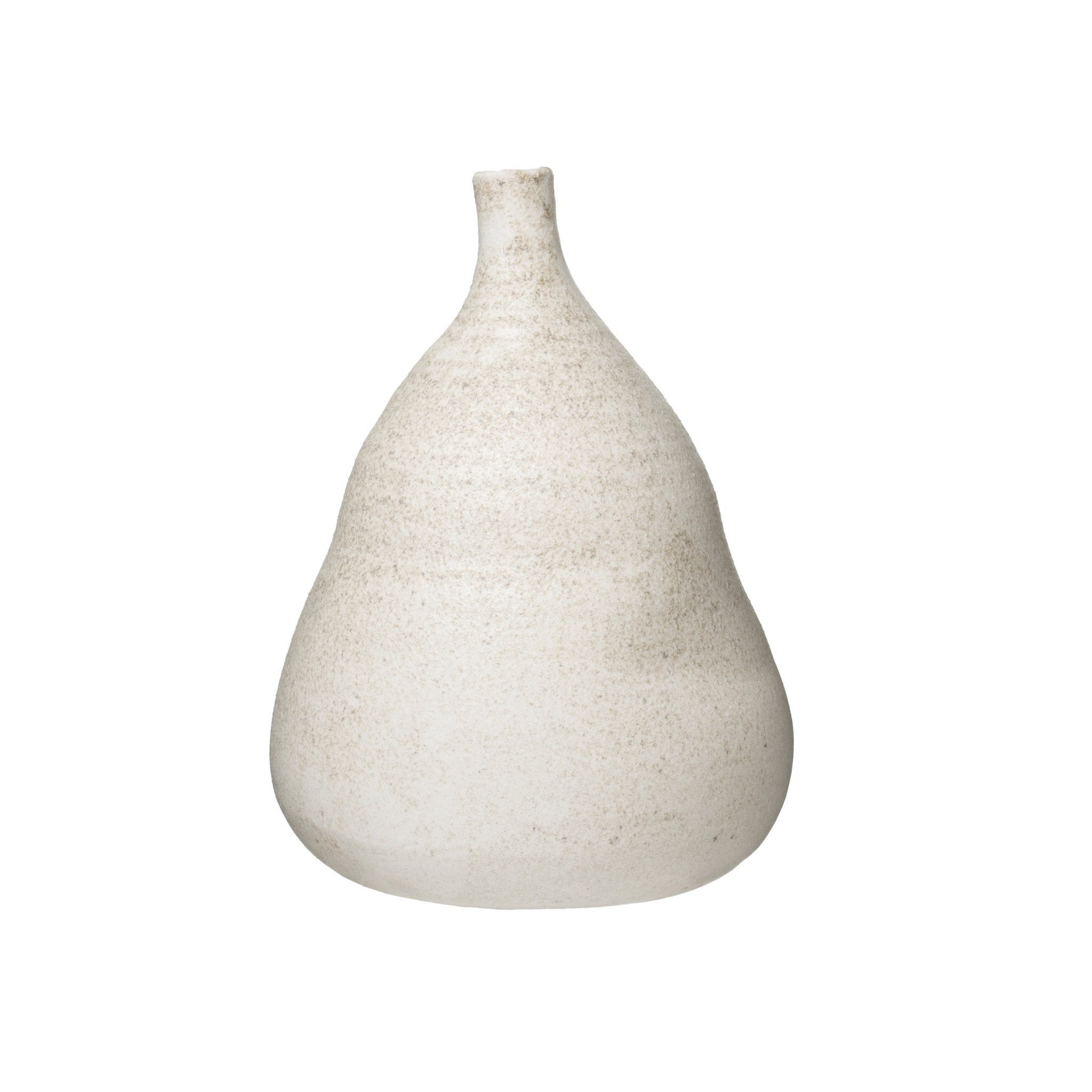 Large Textured Terracotta Vase with Narrow Top - Nomad Home