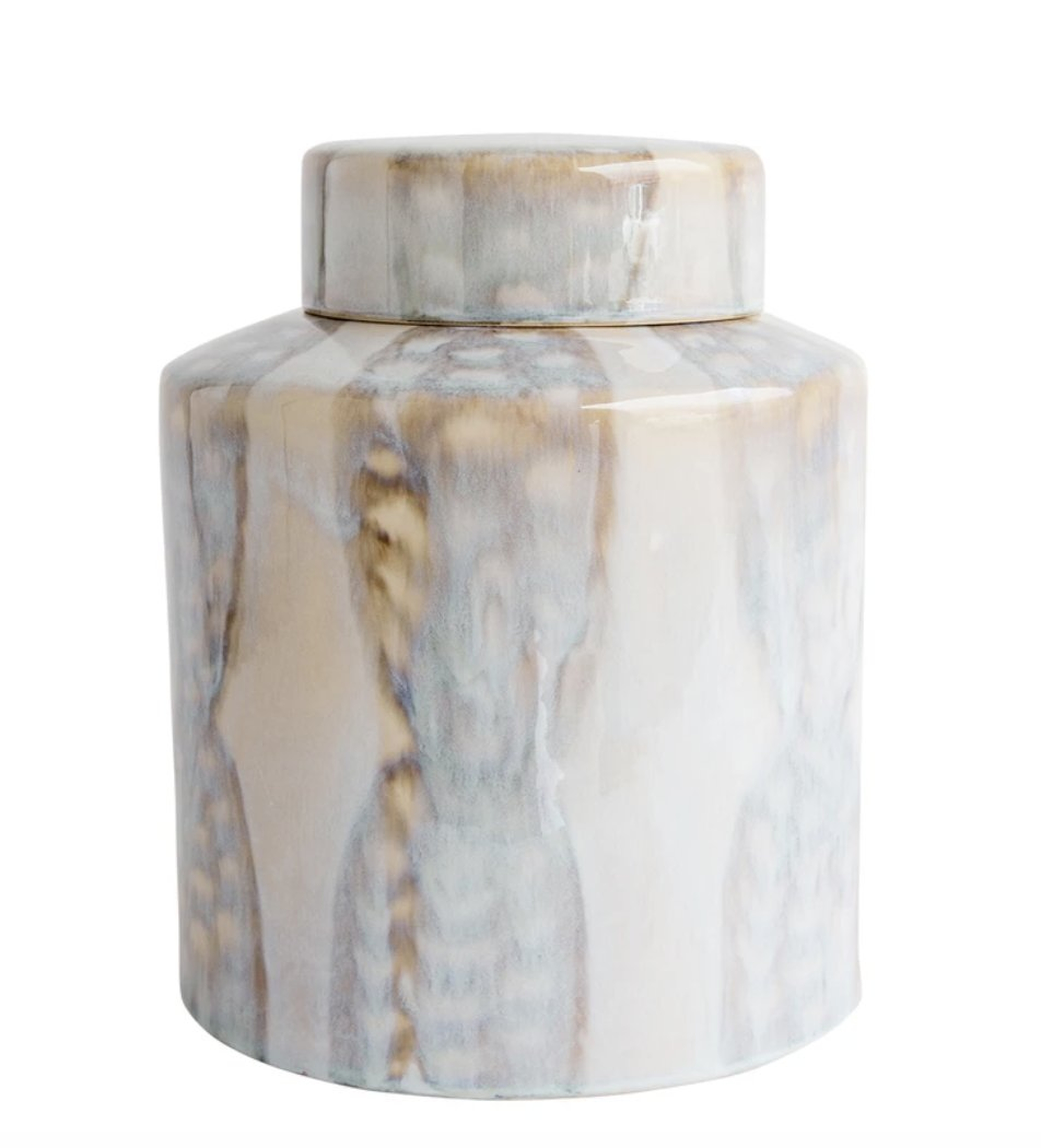 REACTIVE GLAZED GINGER JAR - SMALL - McGee & Co.