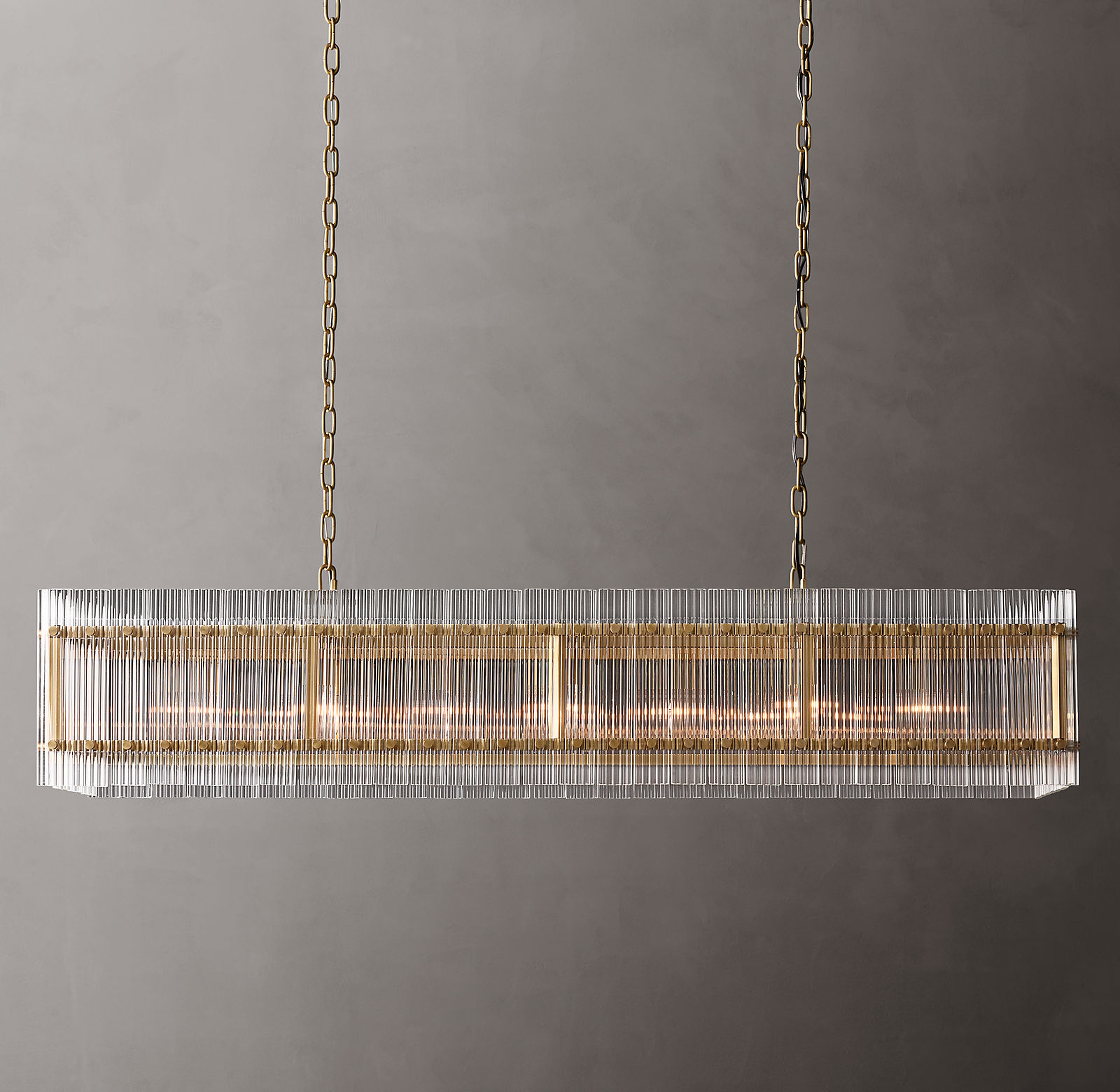 SAN MARCO RECTANGULAR CHANDELIER 54" - RH