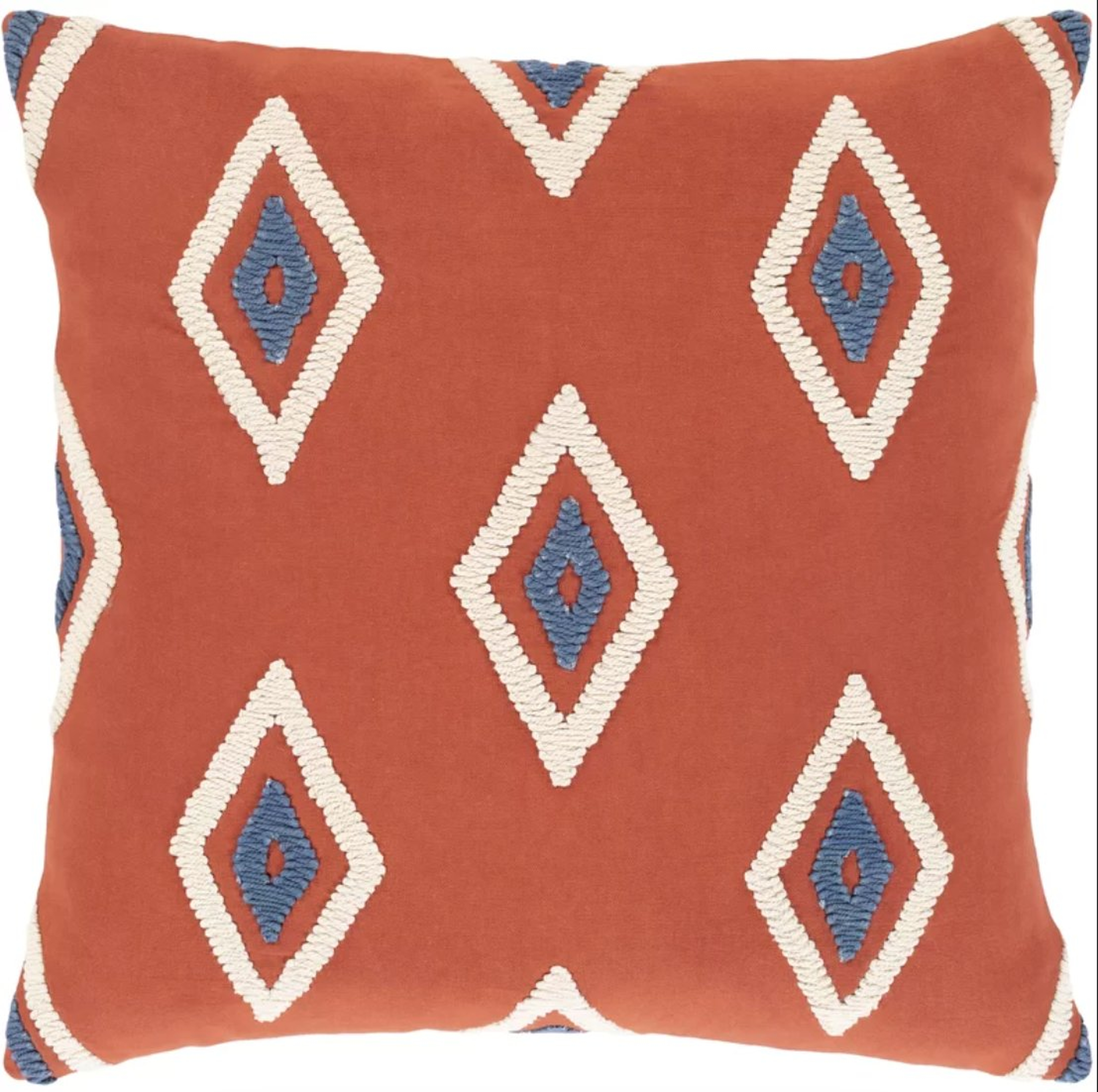 Grimm Cotton Geometric Throw Pillow Cover - Wayfair
