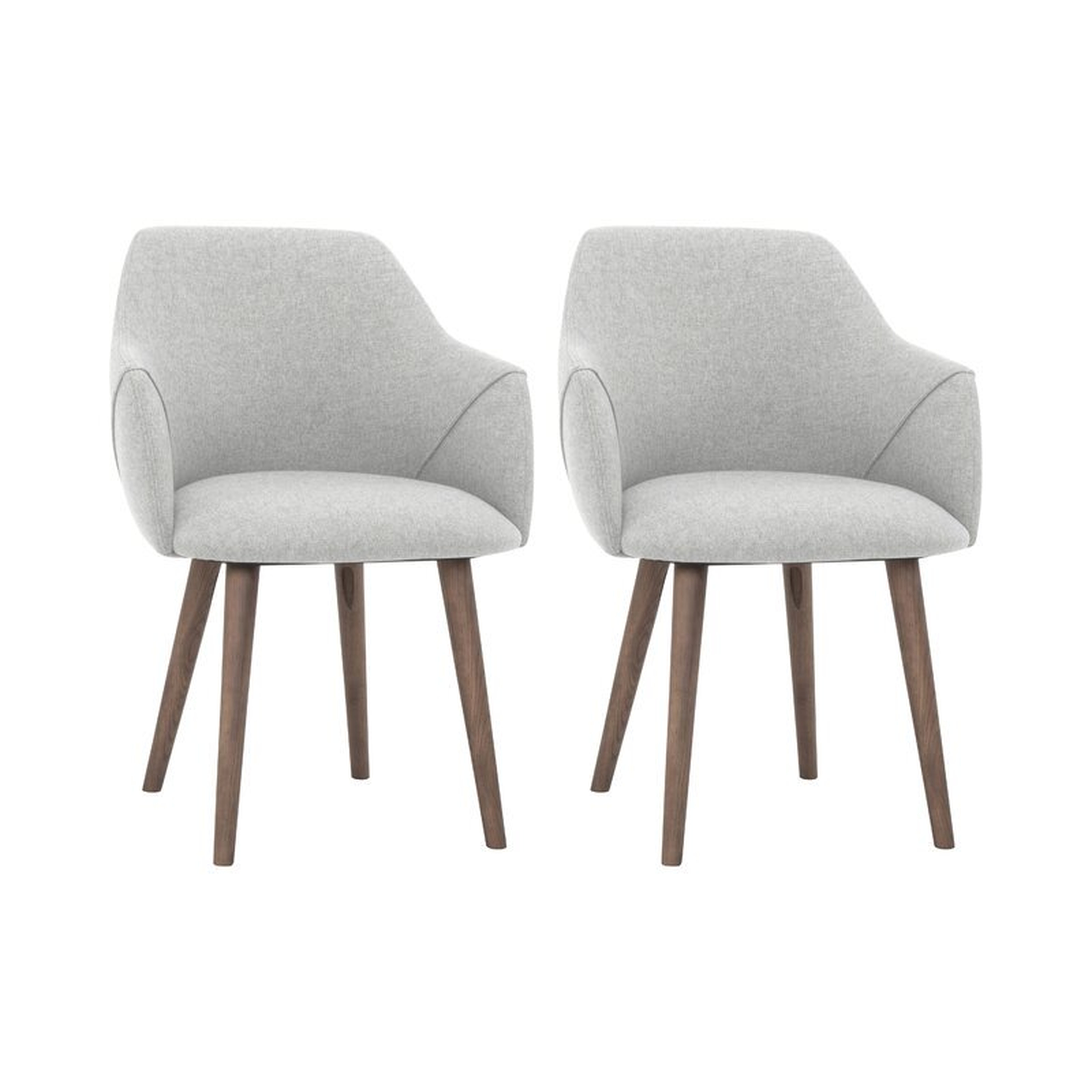 Creggan Upholstered Arm Chair (Set of 2) - Wayfair