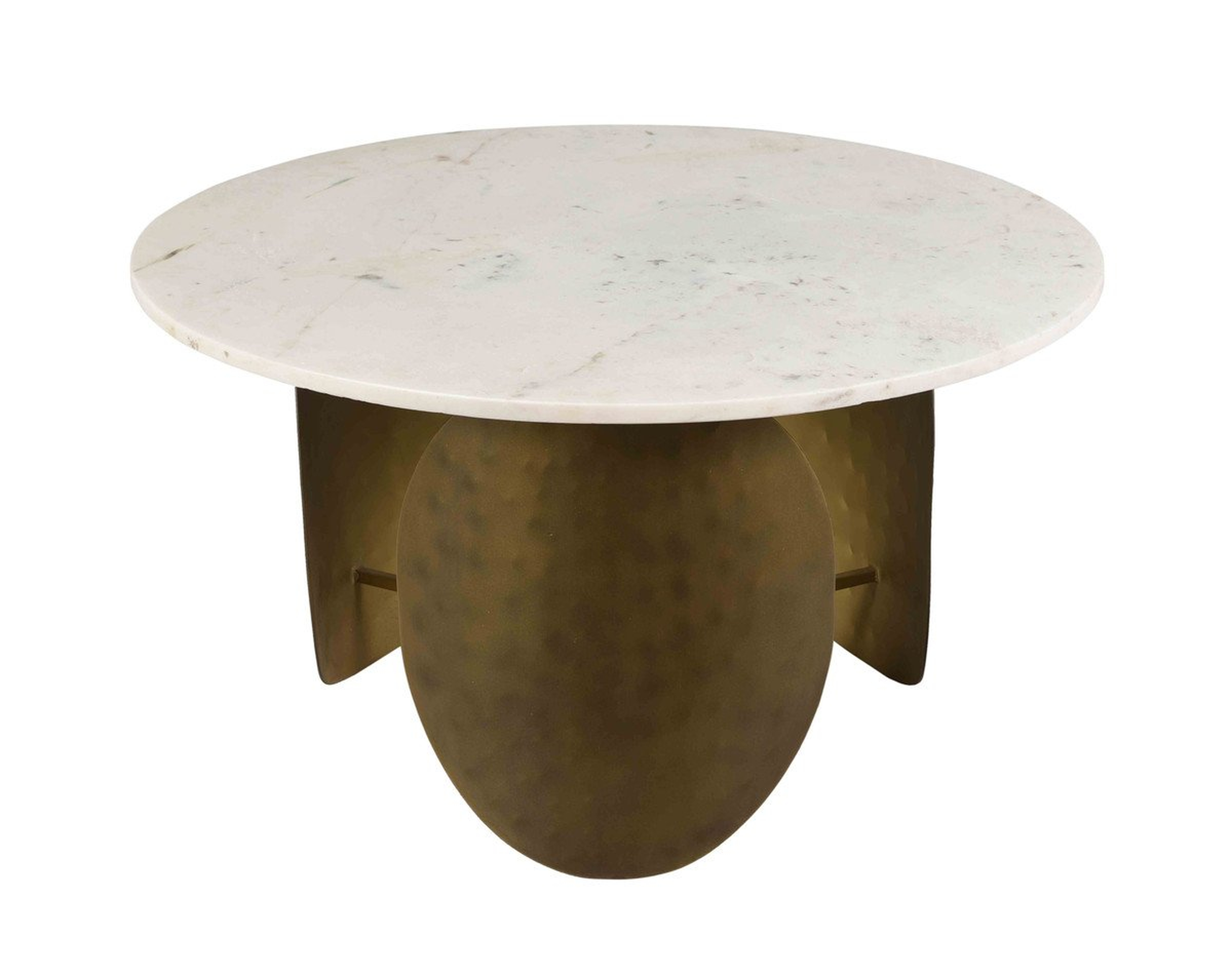 Elise White Marble Coffee Table RESTOCK  8/27/2023. - Maren Home