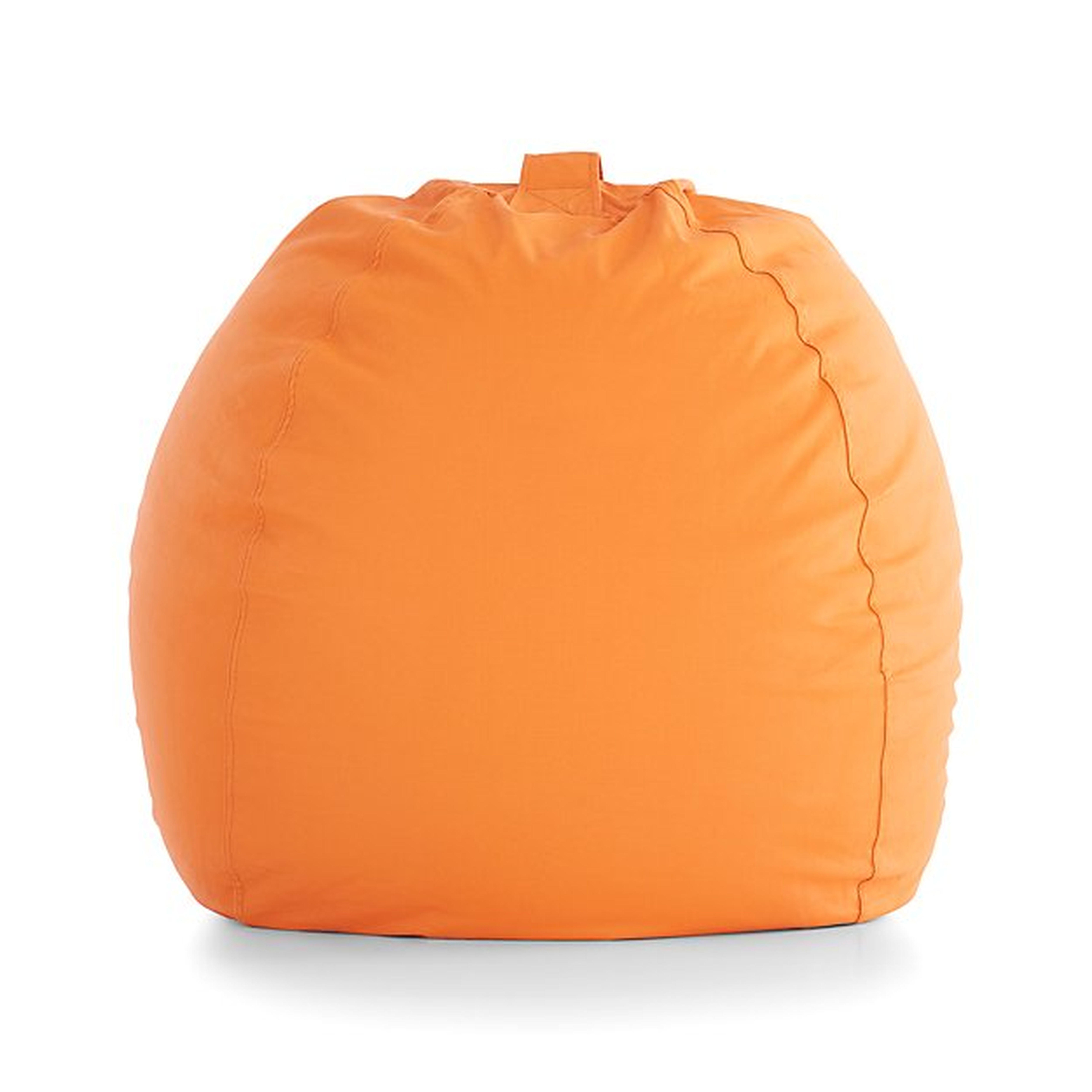 Large Orange Bean Bag Chair - Crate and Barrel