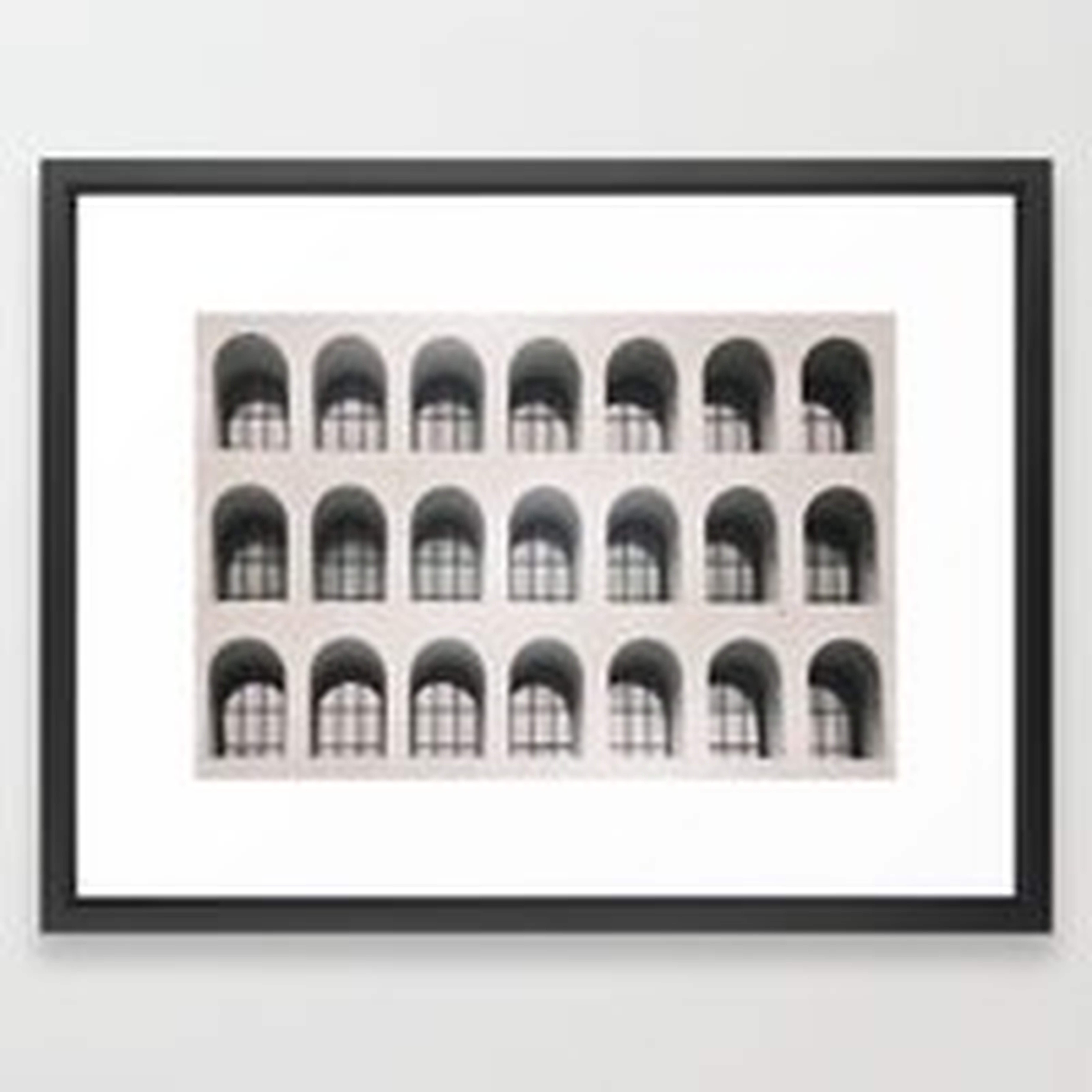 Rome Black and white photography Modern architecture Urban photo City architecture Italy travel Framed Art Print - Society6