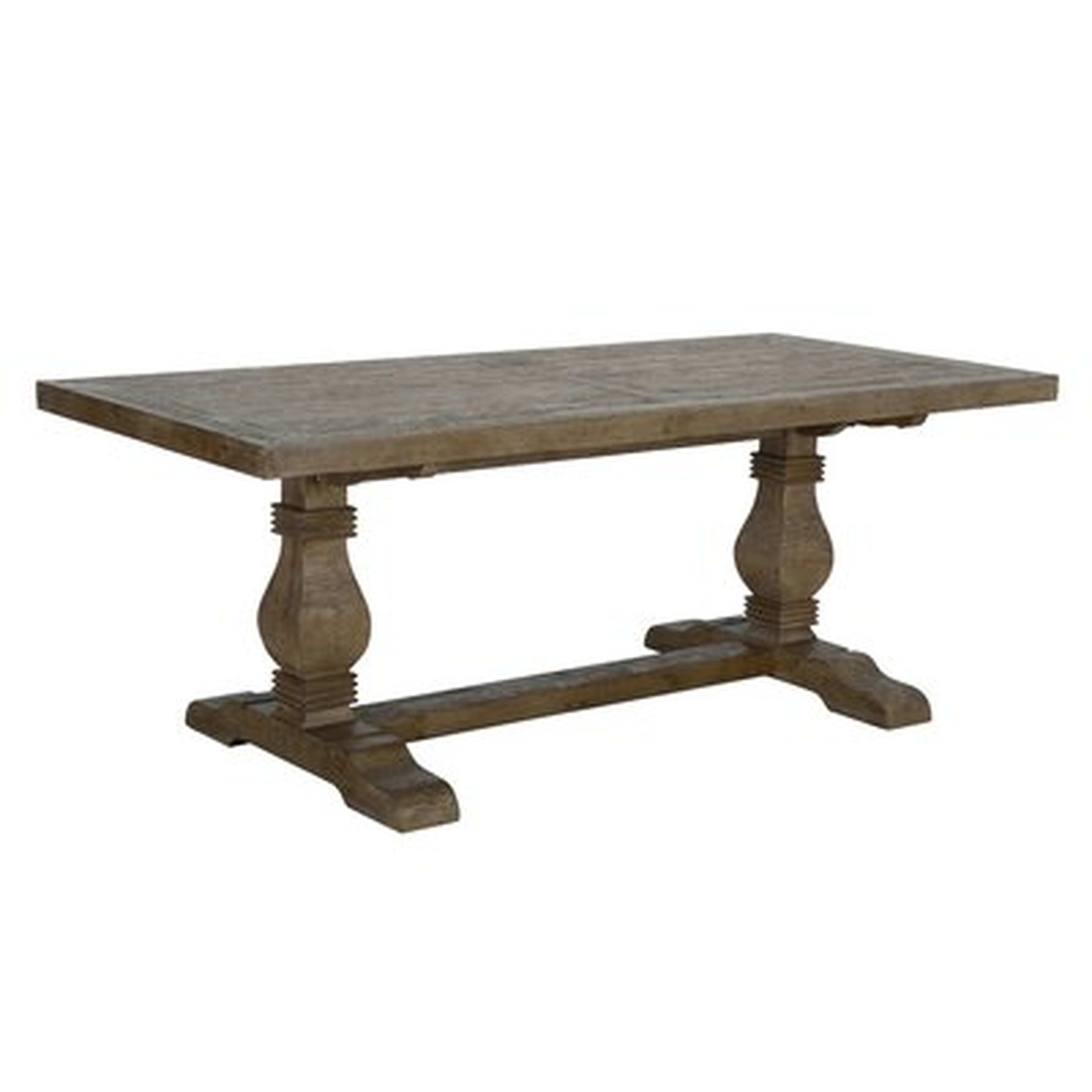Kinston Pine Solid Wood Trestle Dining Table - Wayfair