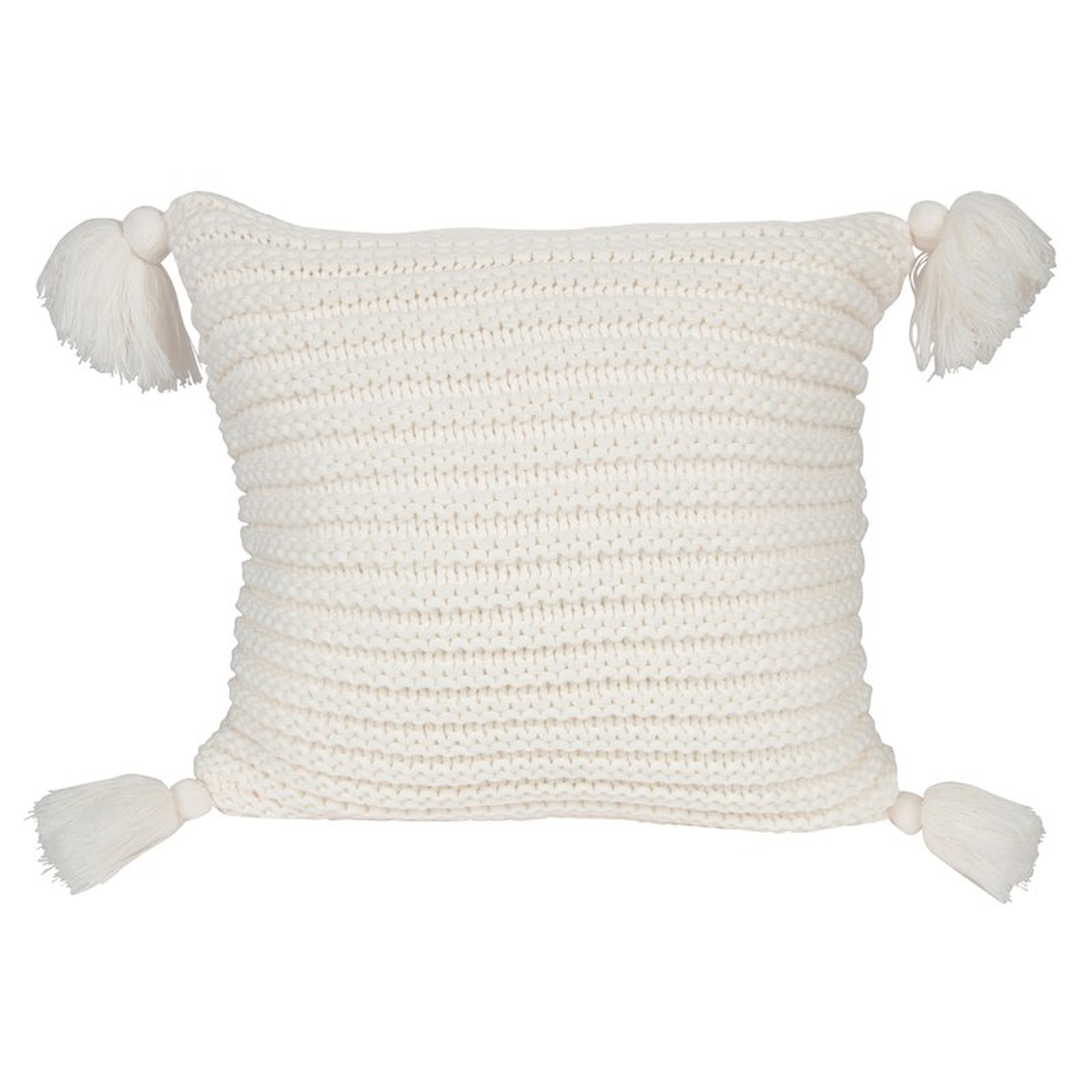 Dorcheer Ribbed Knit Throw Pillow Cover - Wayfair
