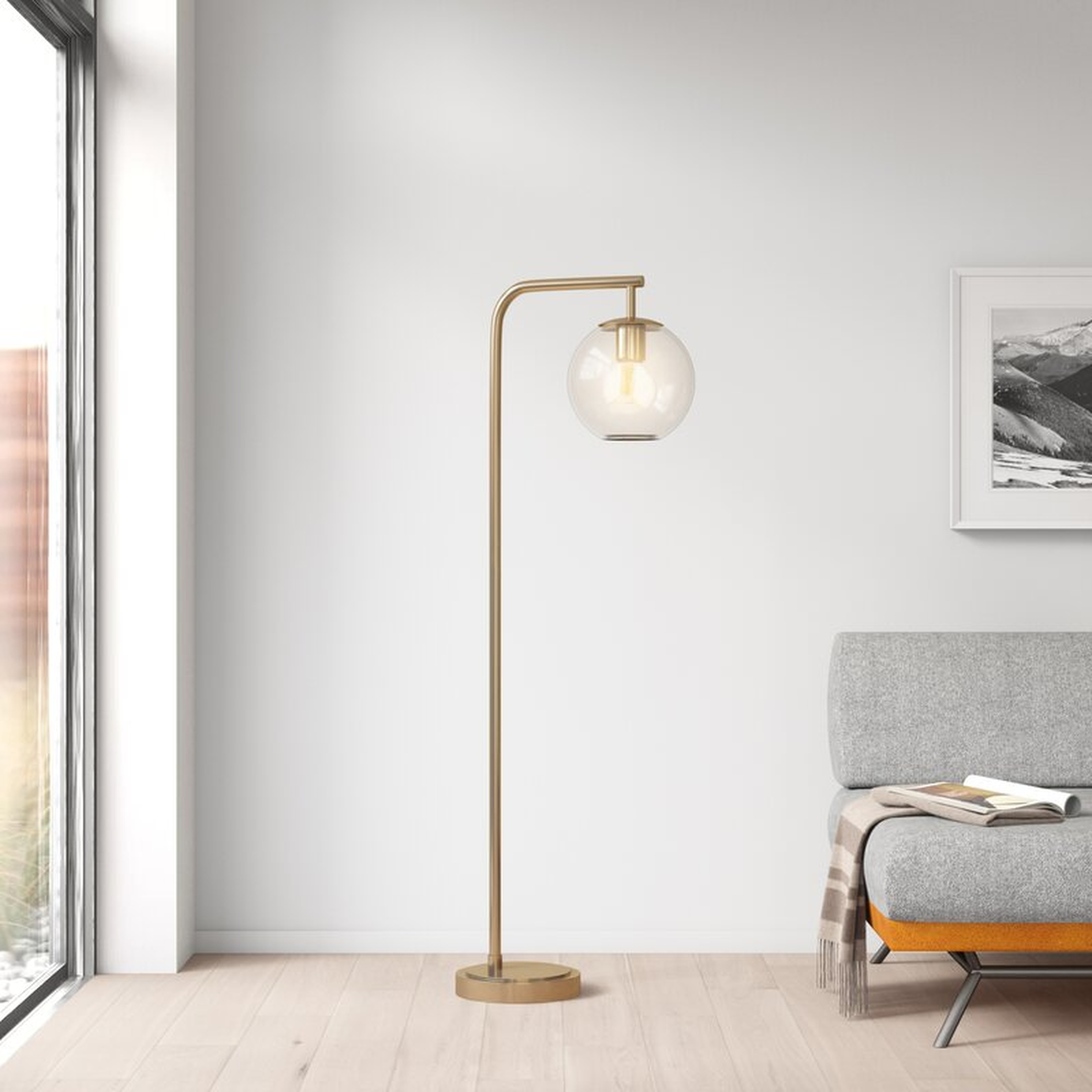 Hingham 58.5" LED Arched Floor Lamp - AllModern