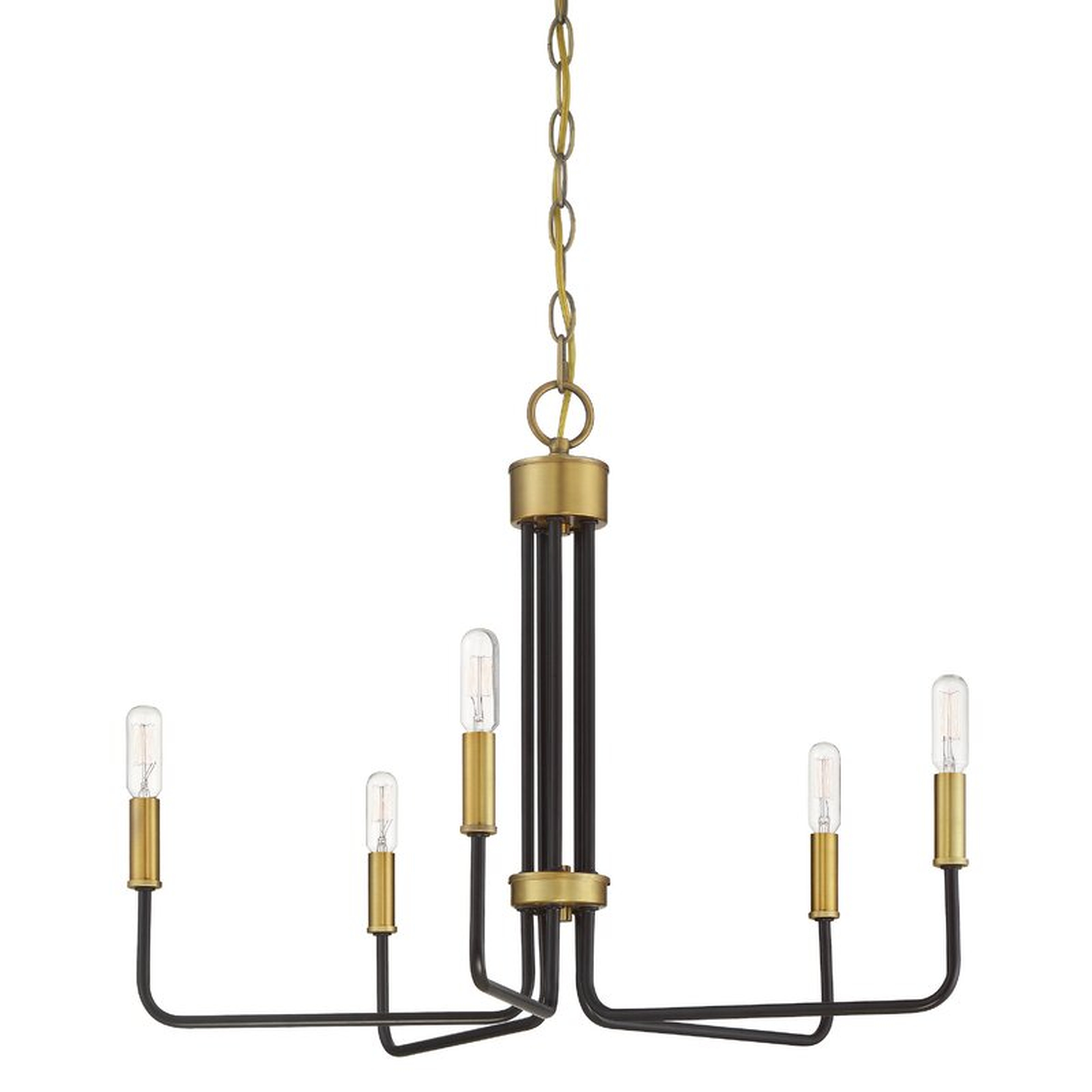 Donner 5 - Light Candle Style Classic / Traditional Chandelier - Wayfair