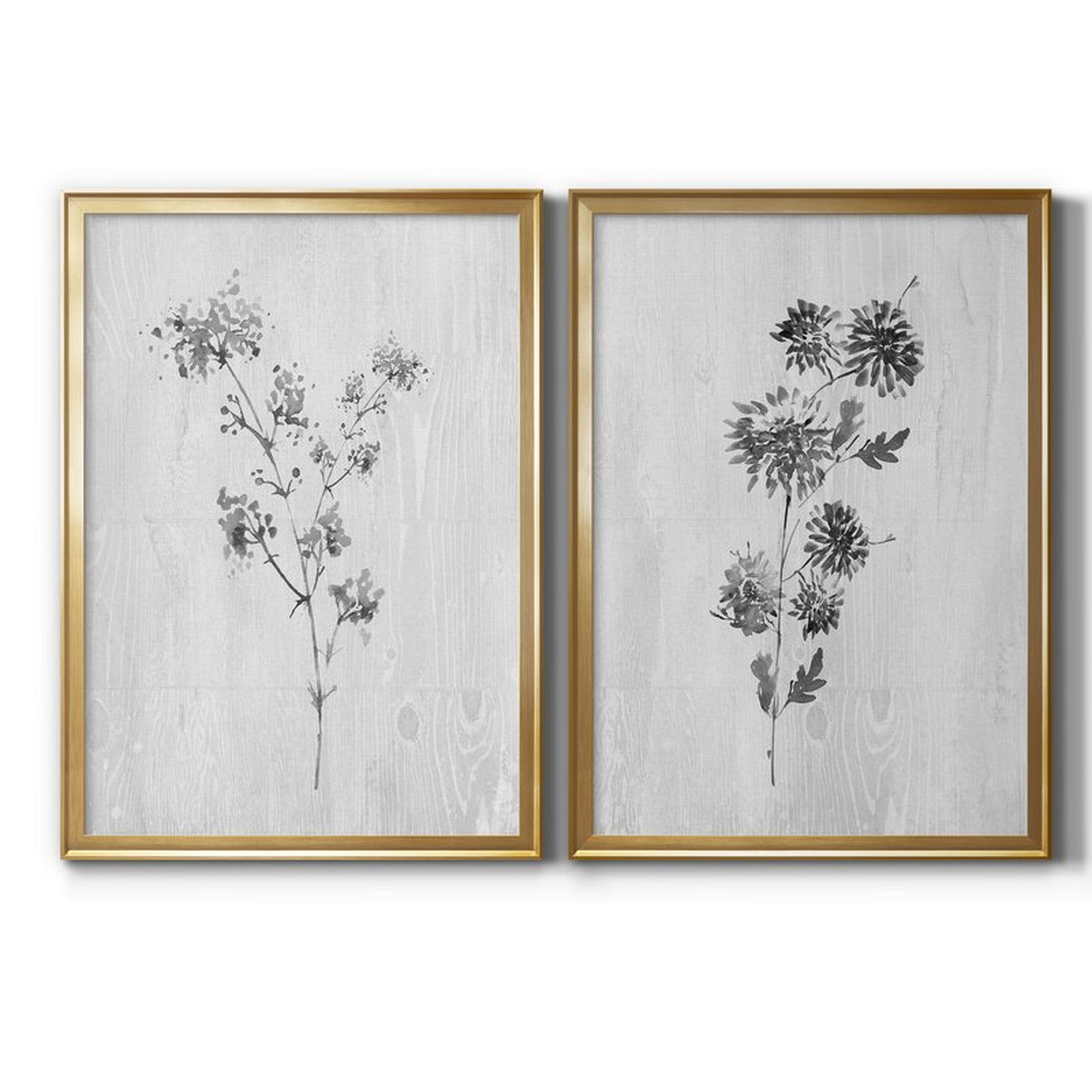 Neutral Meadow I - 2 Piece Painting Set - Wayfair