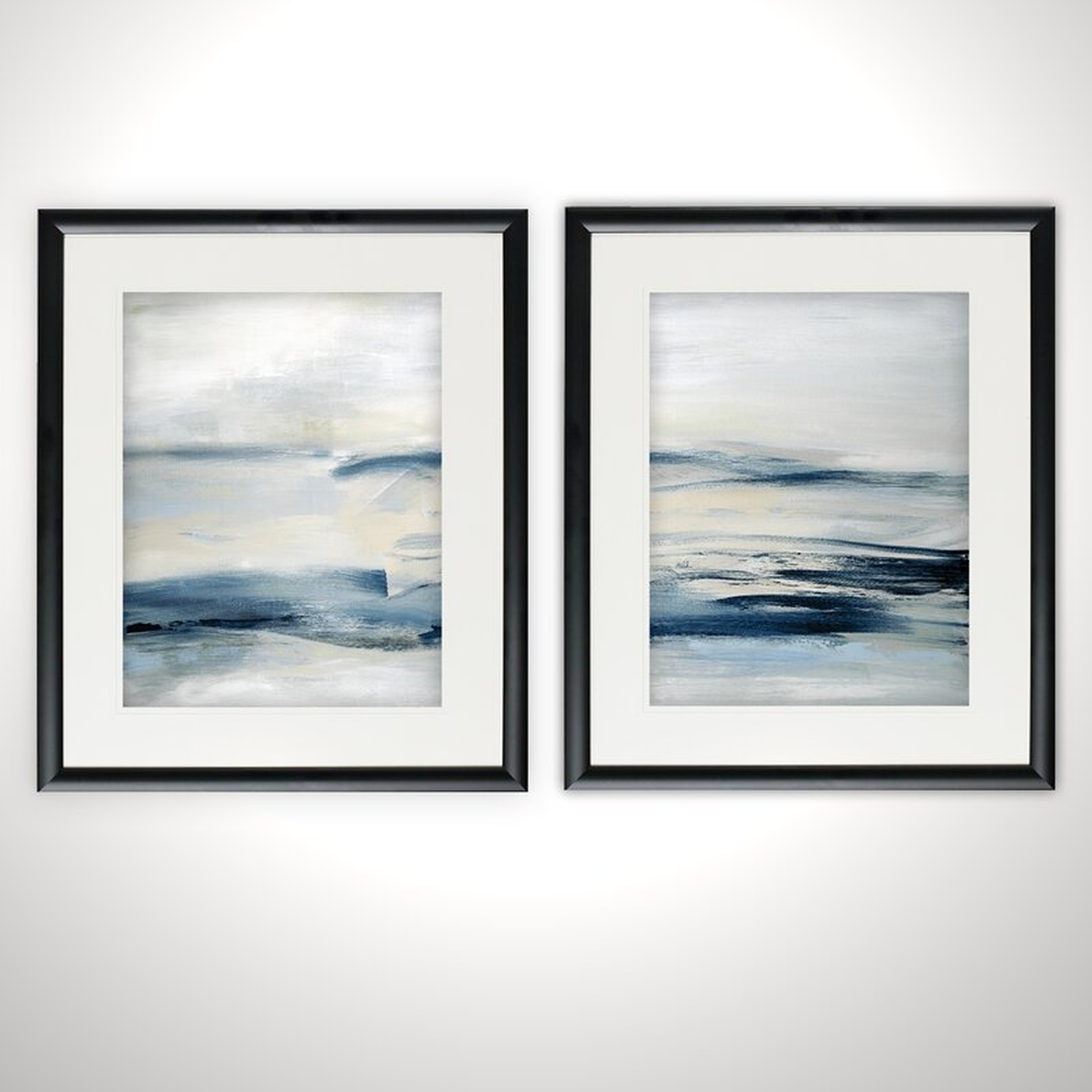 'Drifting Tides' 2 Piece Framed Print Set - Wayfair