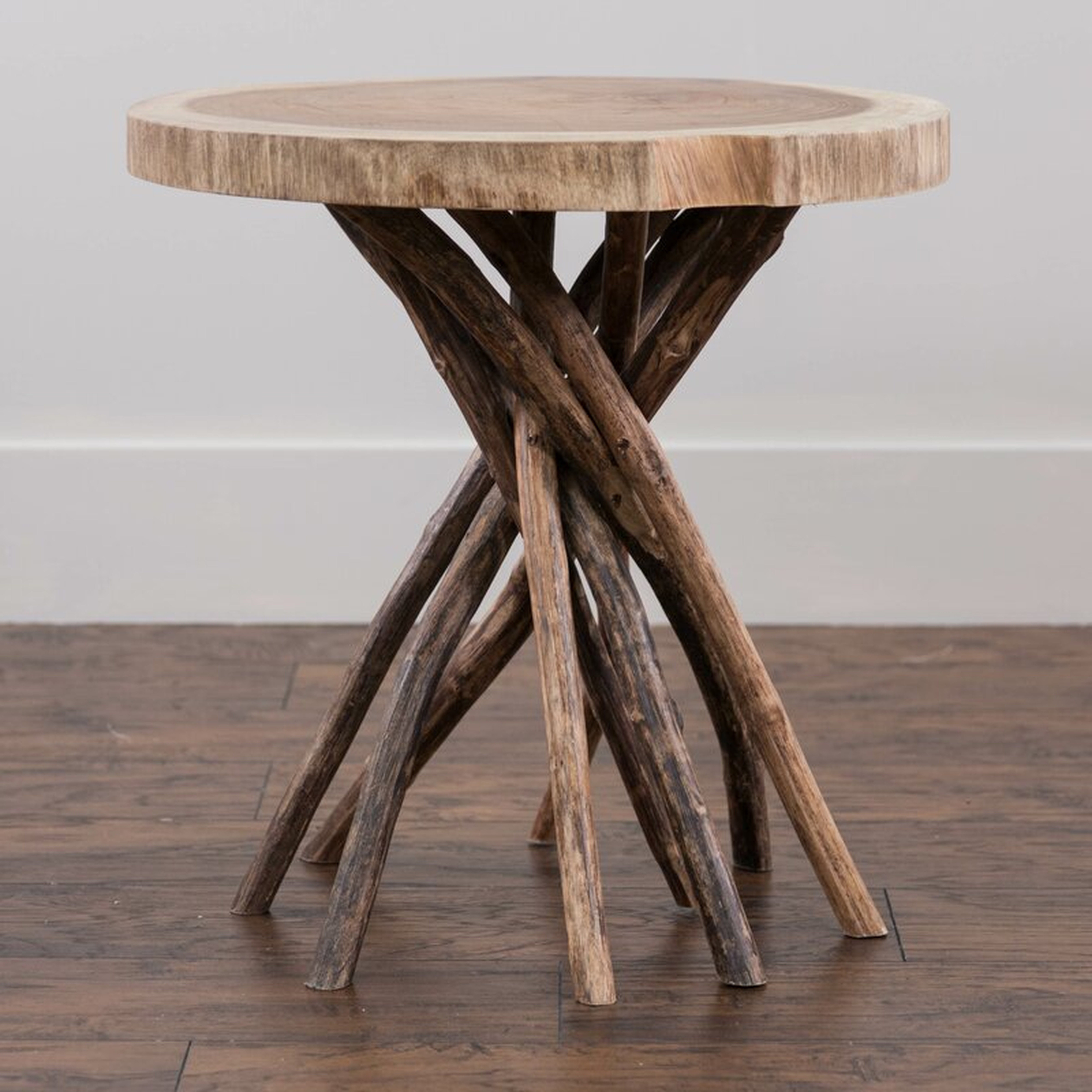 Mader Solid Wood Tree Stump End Table - Wayfair
