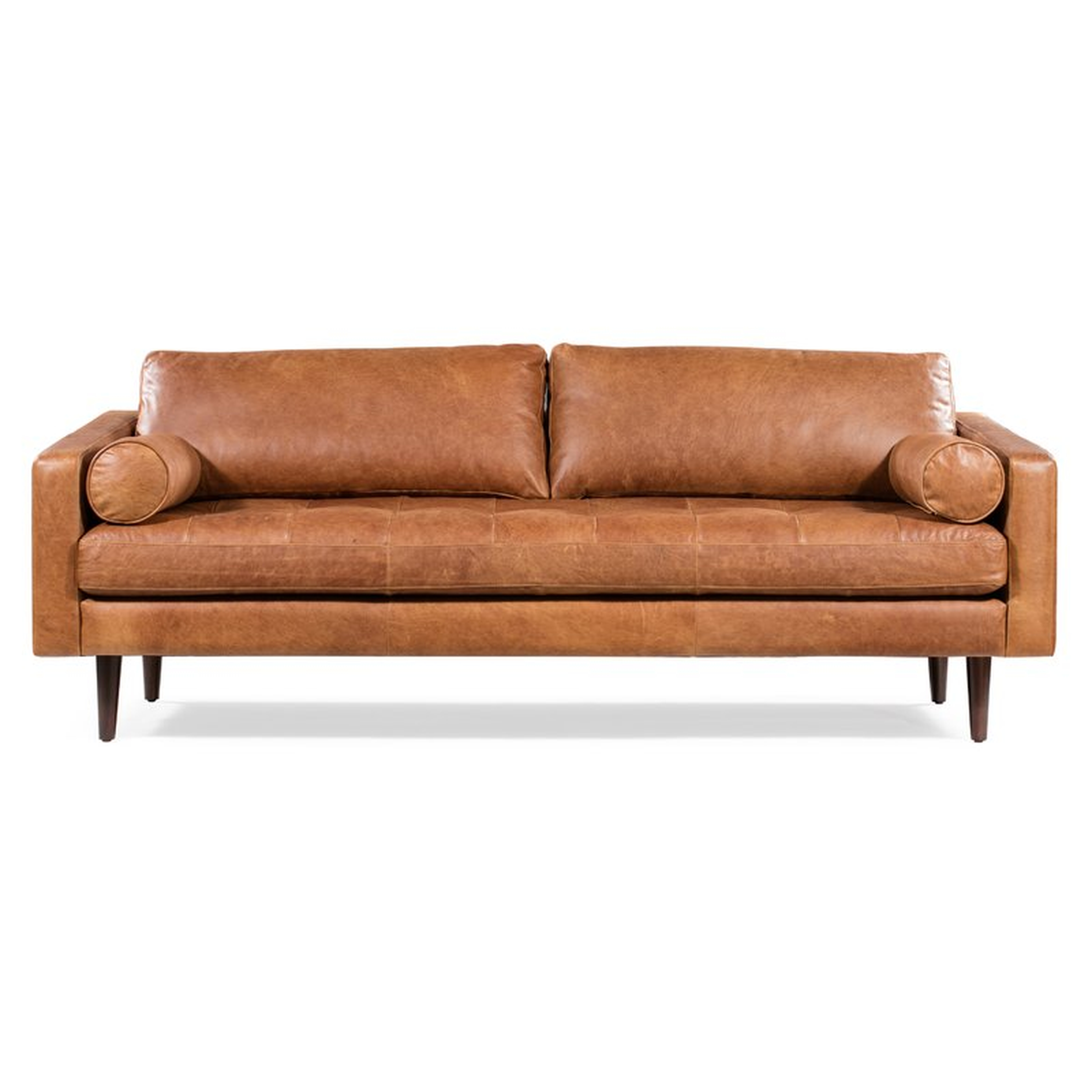 Kate Leather Sofa - Wayfair