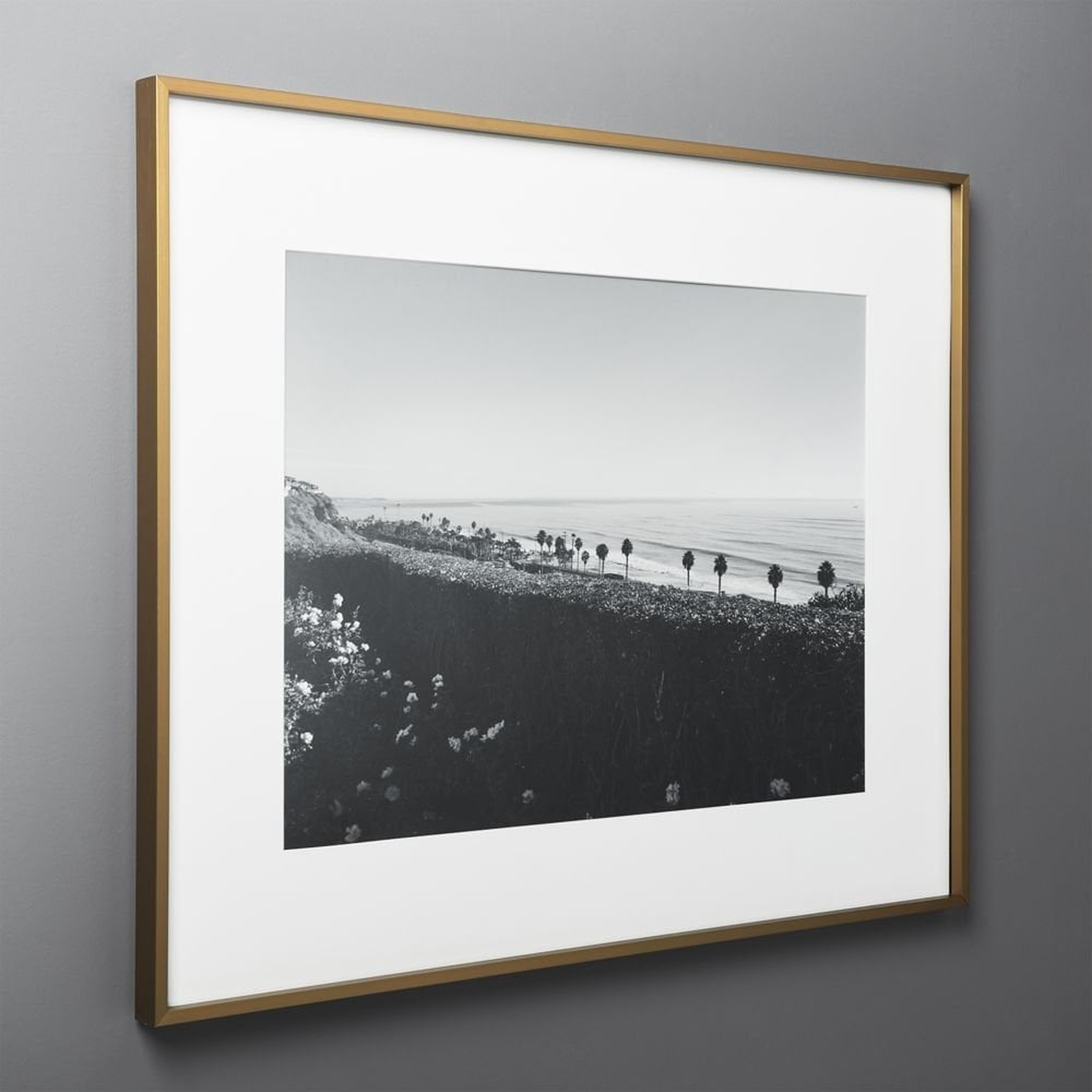 Gallery Brass Frame with White Mat 18x24 - CB2