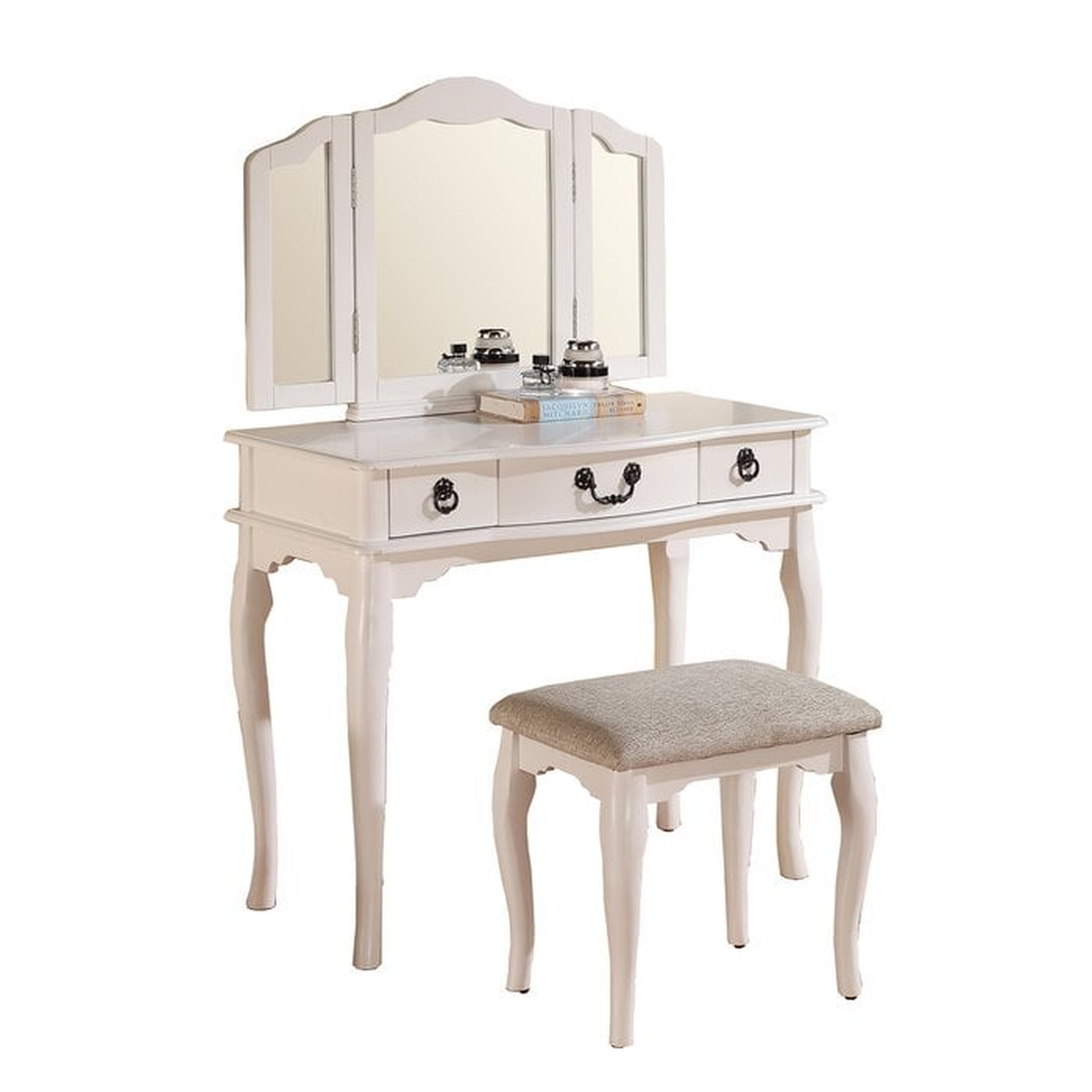 Haviland 36'' Wide Vanity Set with Stool and Mirror - Wayfair