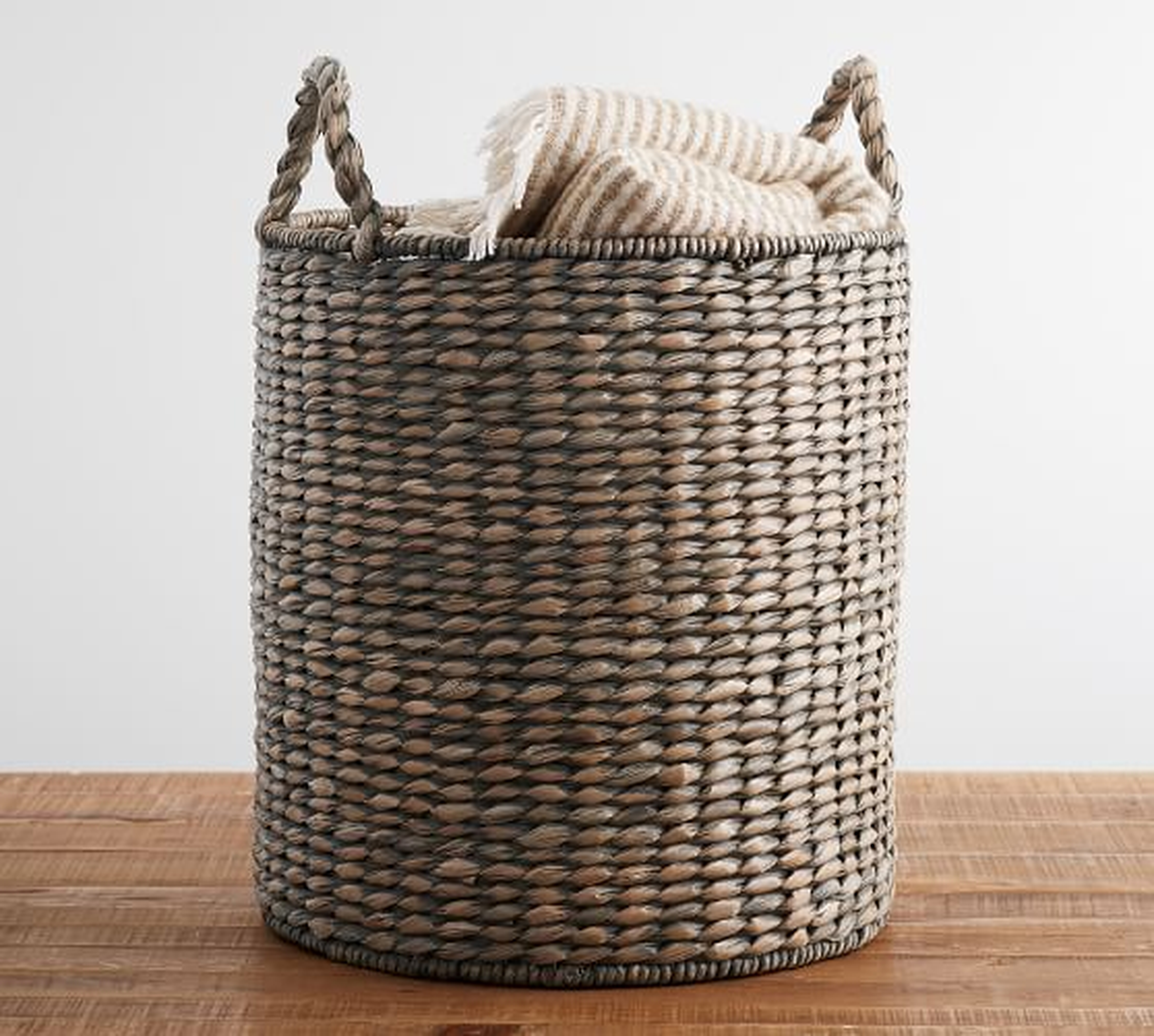 Charleston Basket, Tote, Gray - Pottery Barn