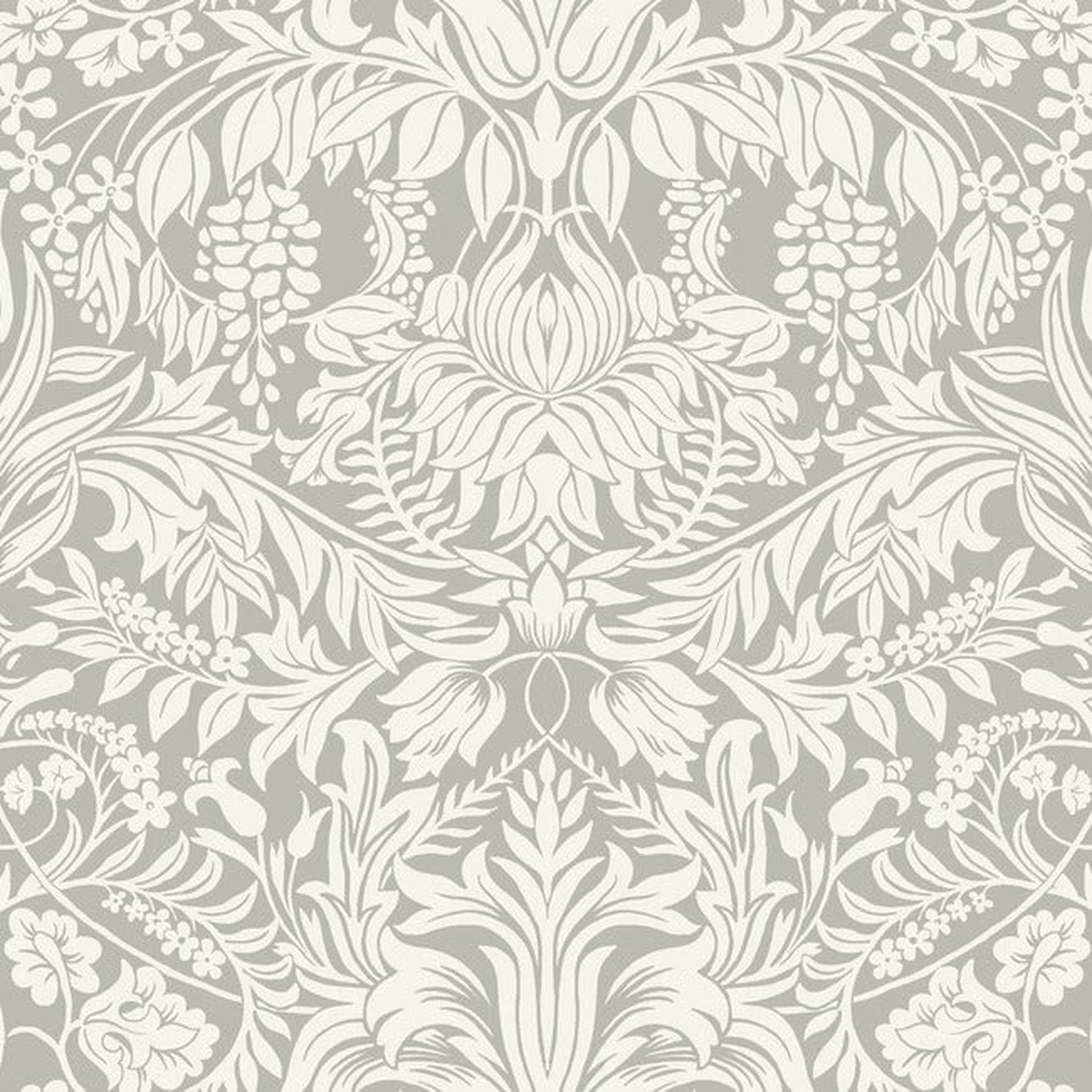 Lockwood Damask Wallpaper - York Wallcoverings