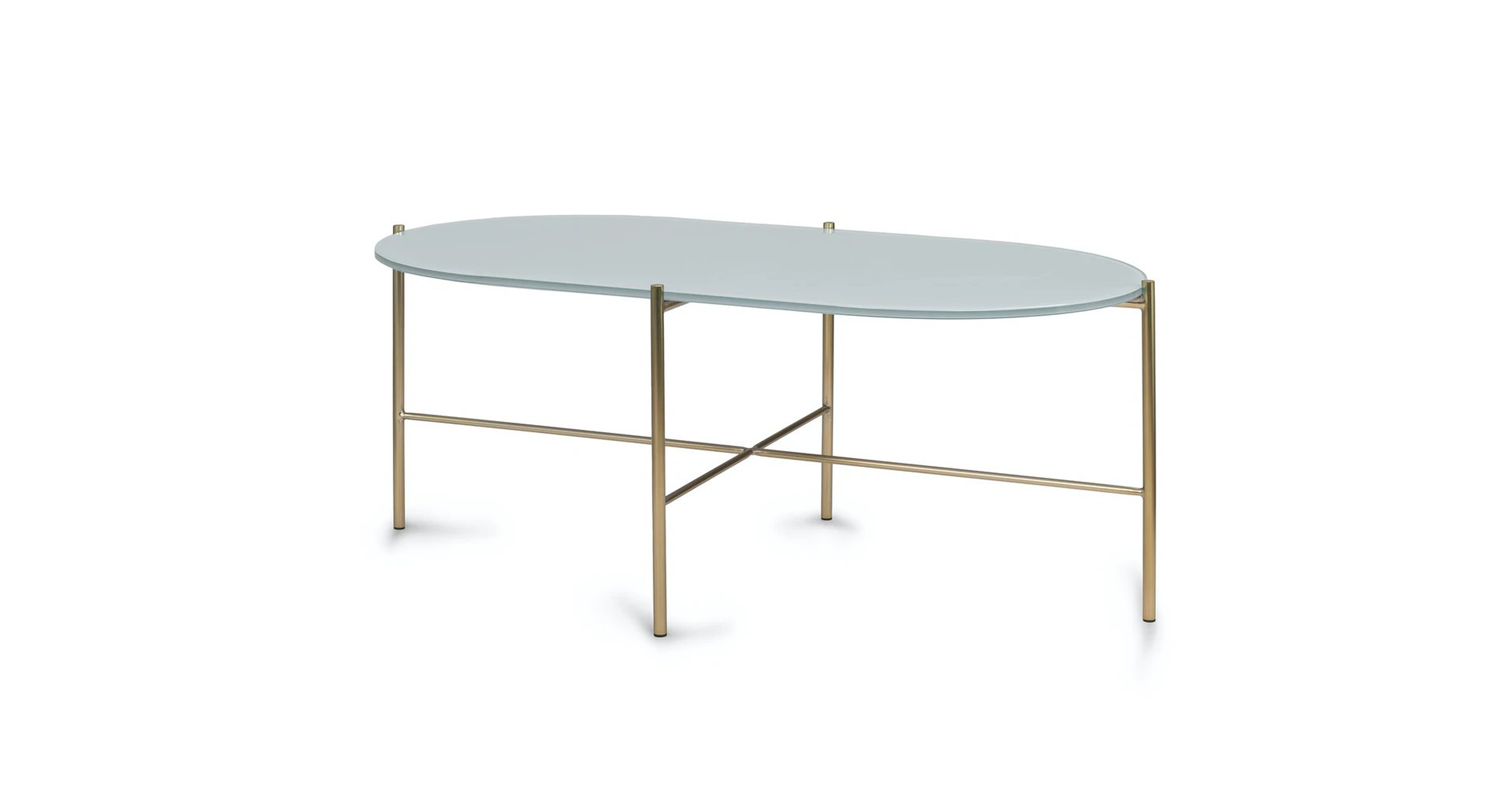 Silicus Light Gray Oblong Coffee Table - Article