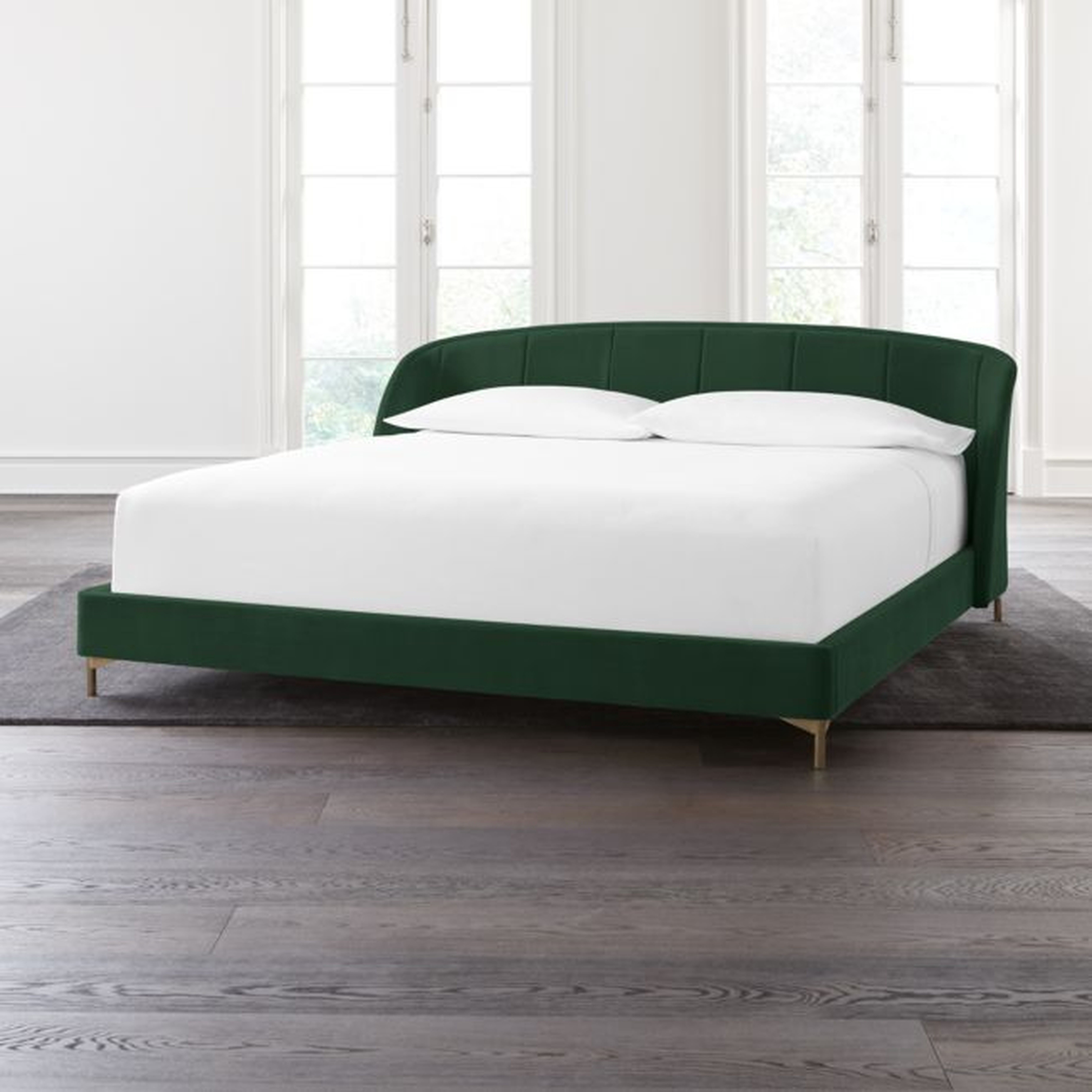 Ava Emerald King Bed - Crate and Barrel